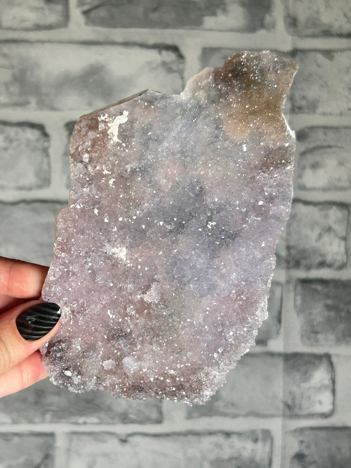 Brazilian Galaxy Amethyst Slab