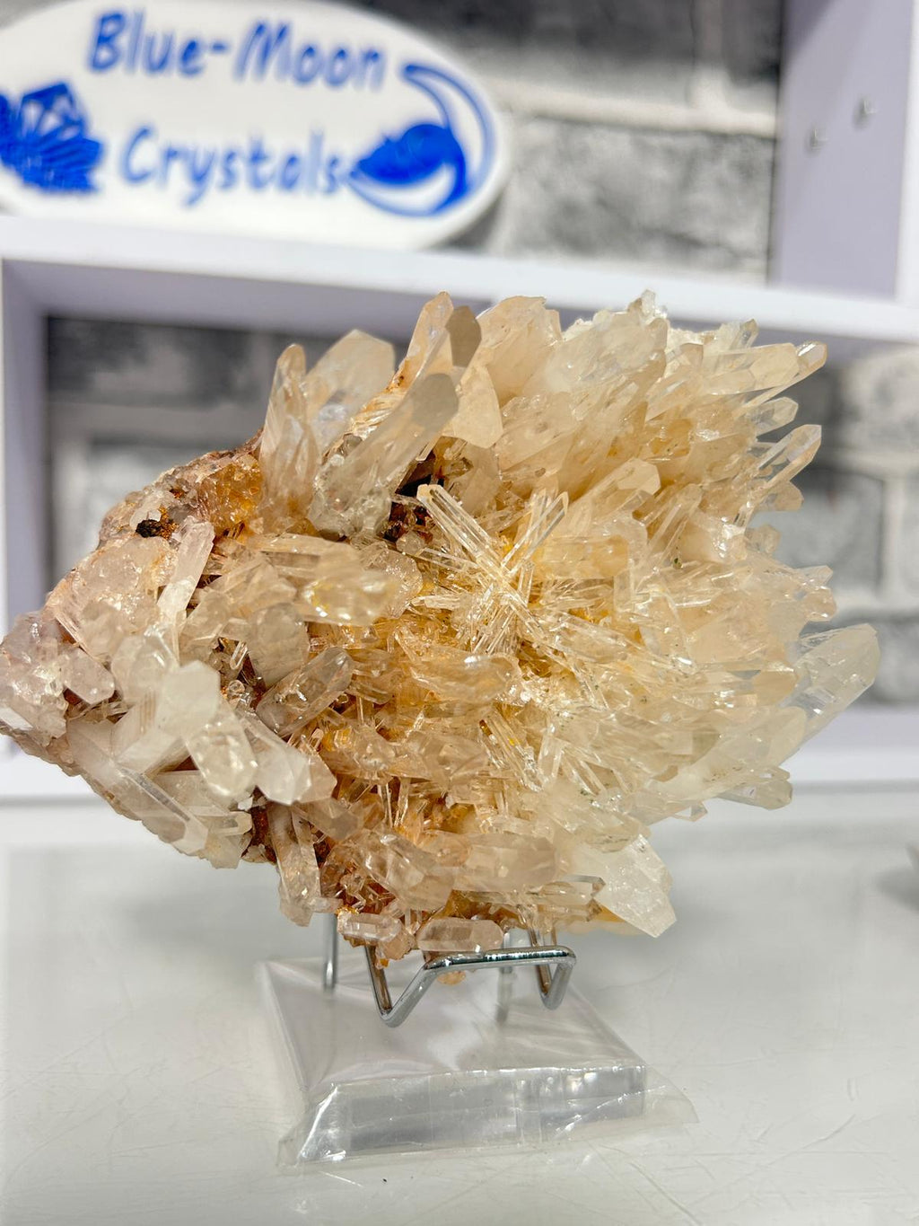 ✨ Golden Lemurian Quartz Cluster