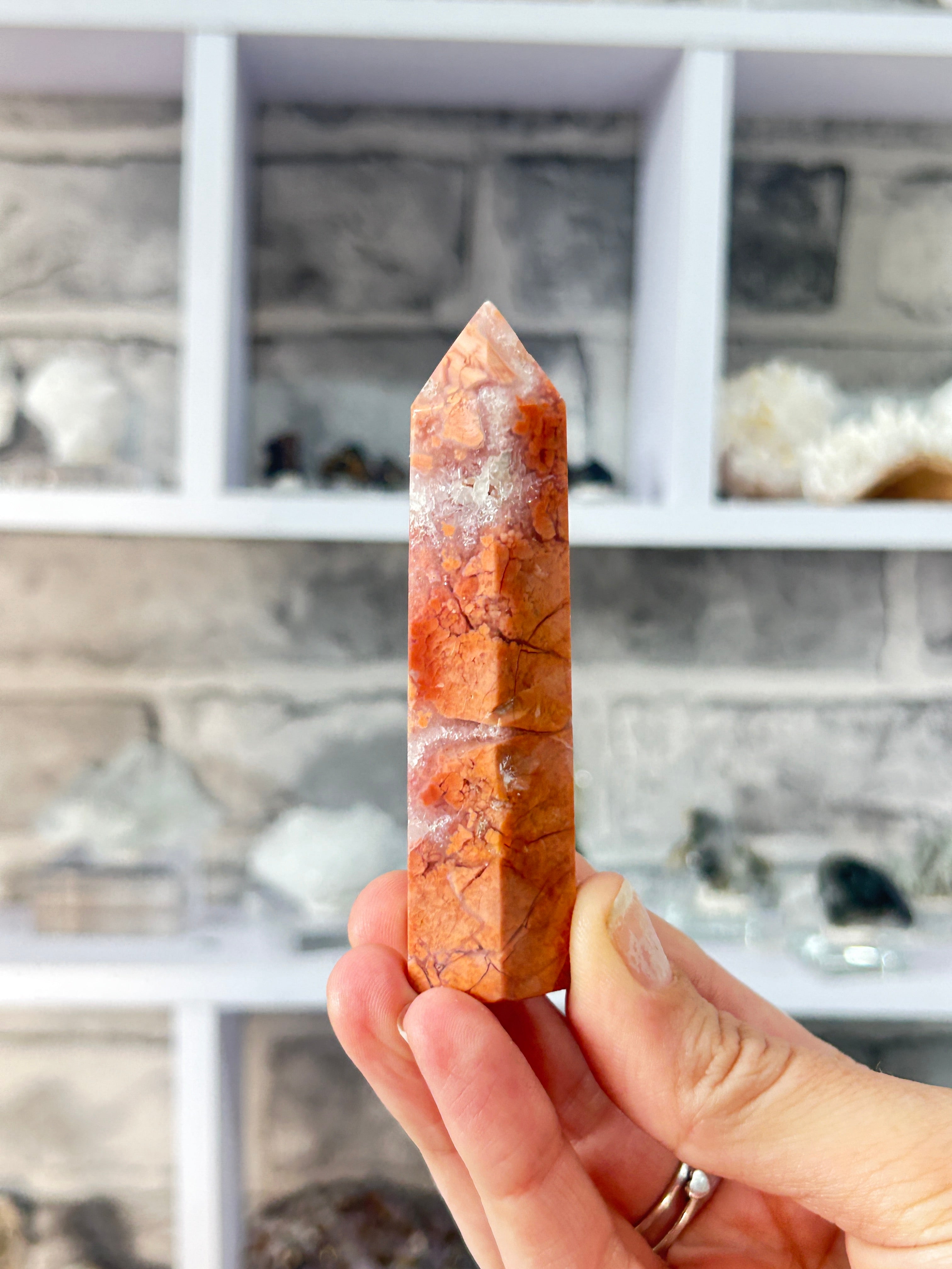 Pink Agate Tower #1