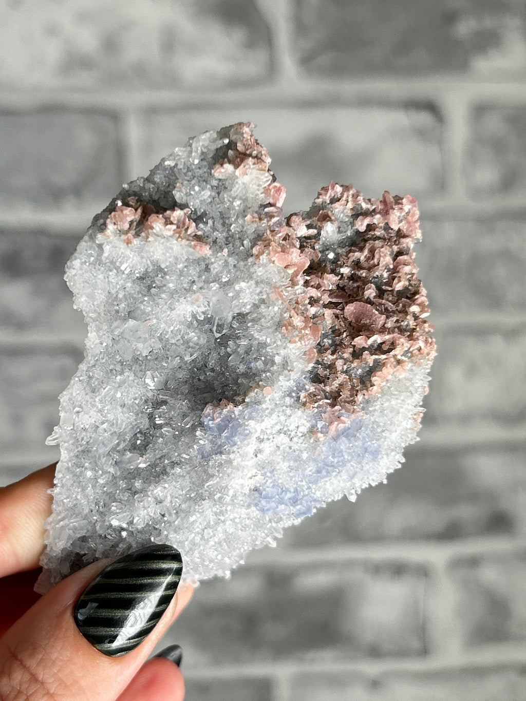 Rhodochrosite, Fluorite and Quartz, GuangXi, China