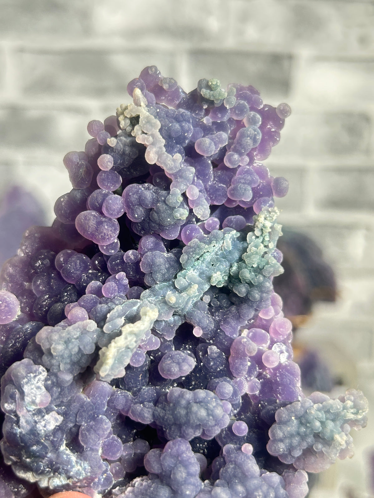 Purple & Blue Grape Agate Cluster G