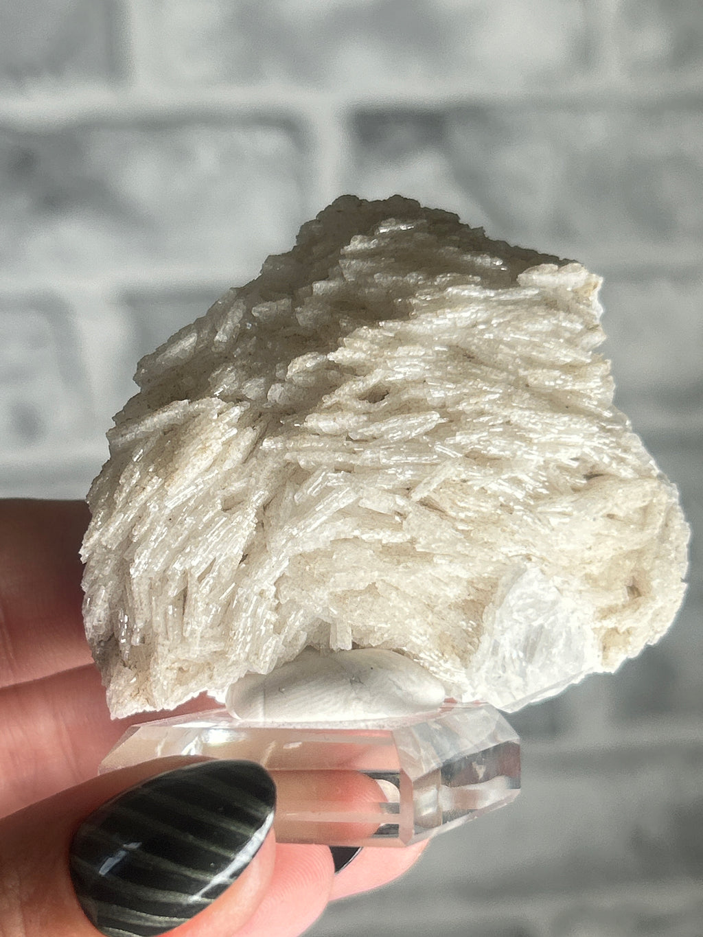 Clear Topaz on Cleavendite from Skardu, Pakistan