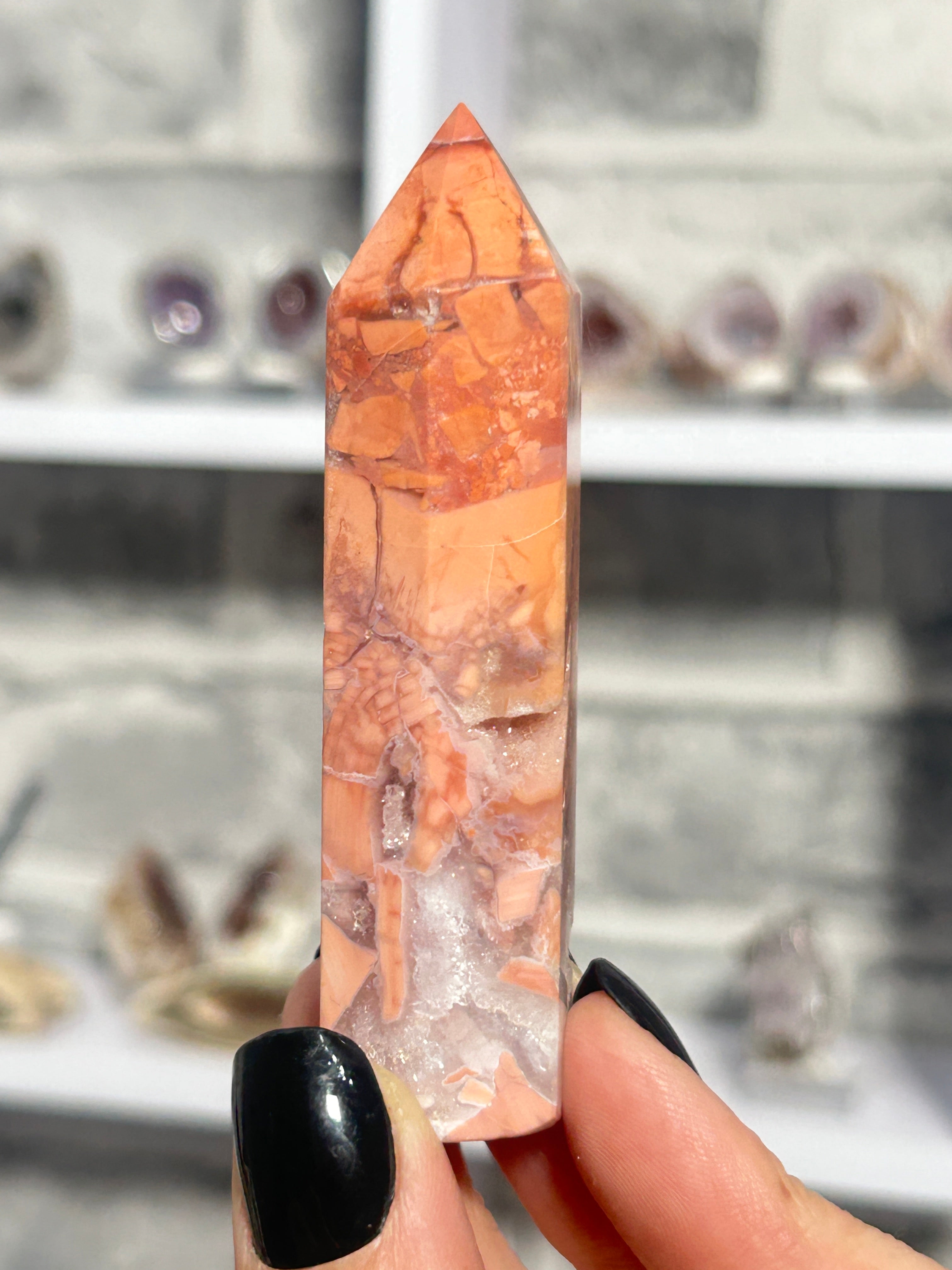 Pink Agate Tower #6