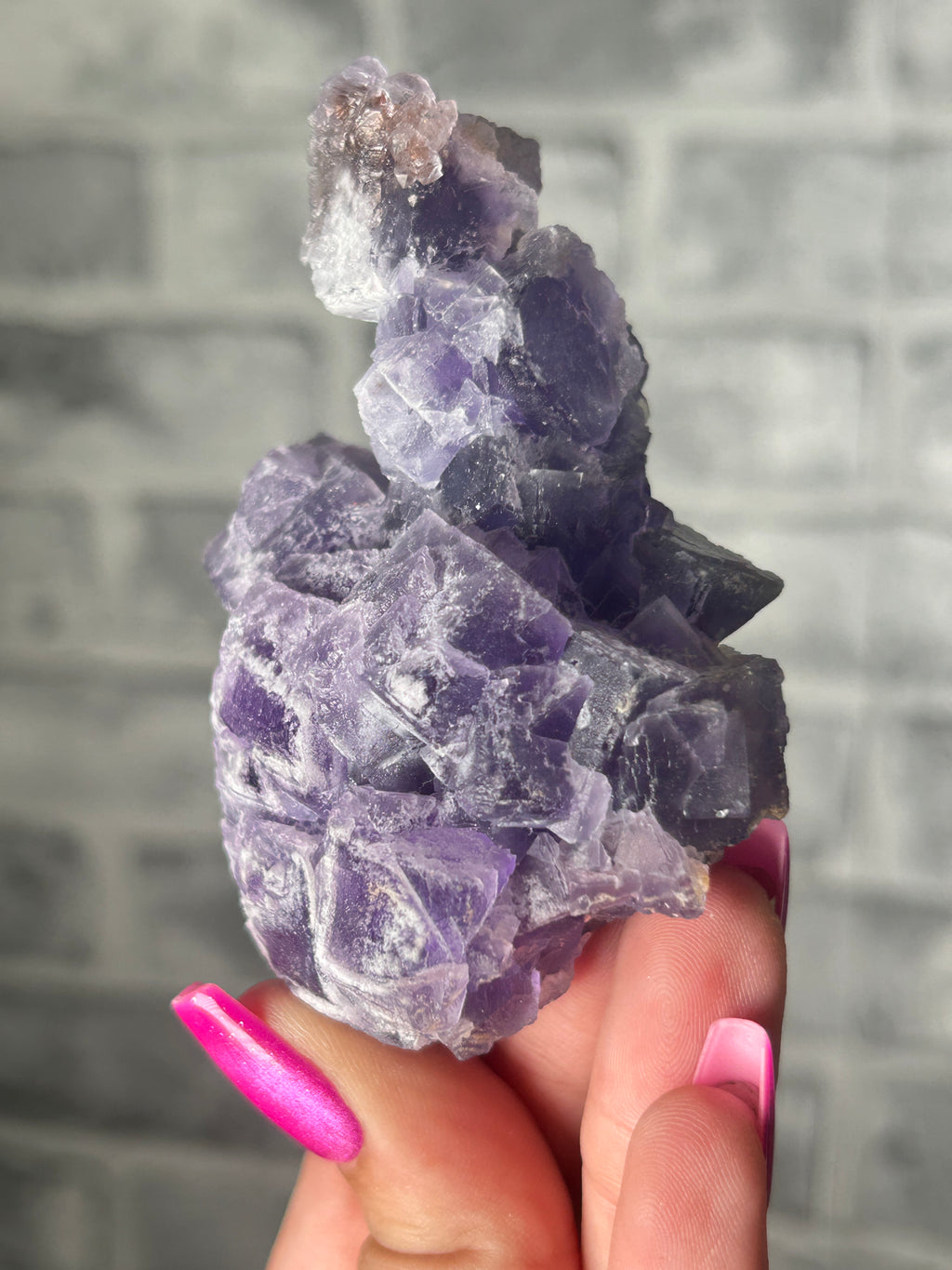 Purple weathered Fluorite from Hunan