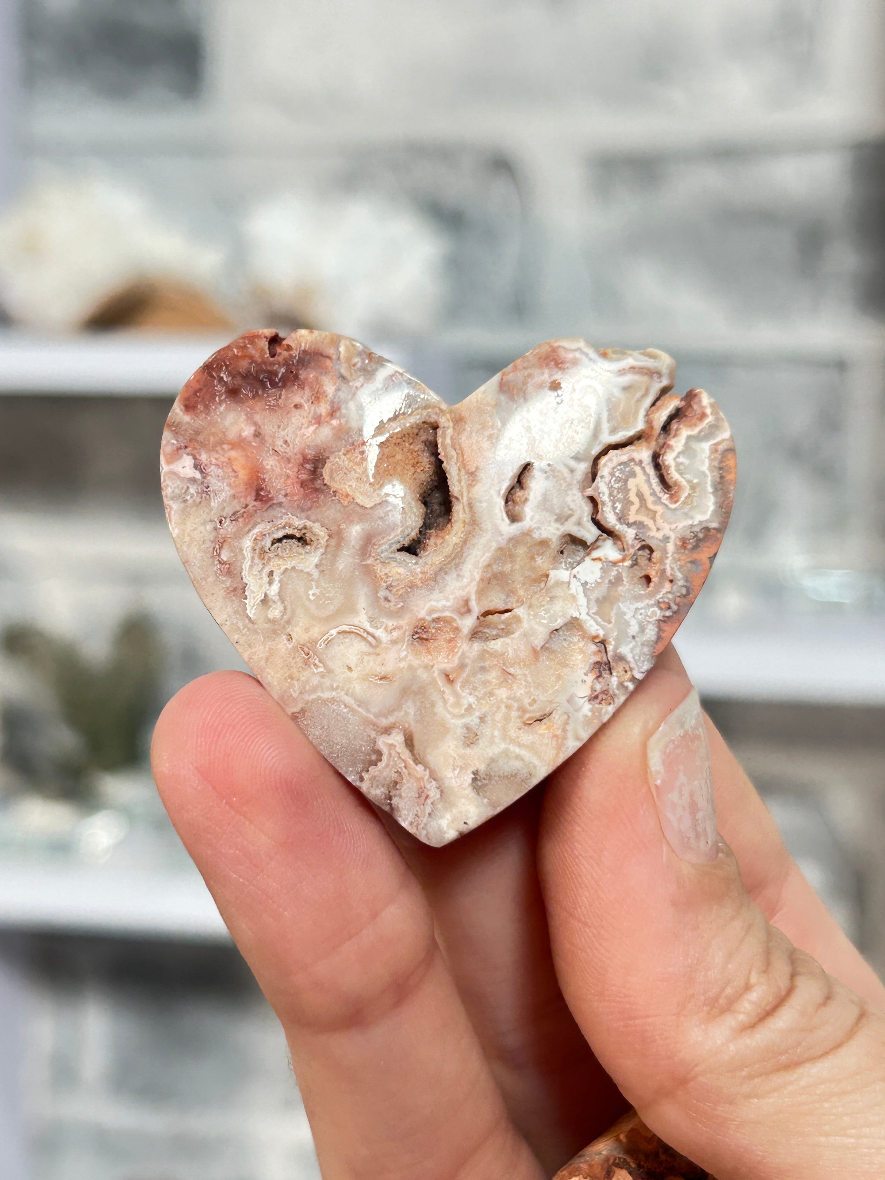 Druzy Crazy Lace heart