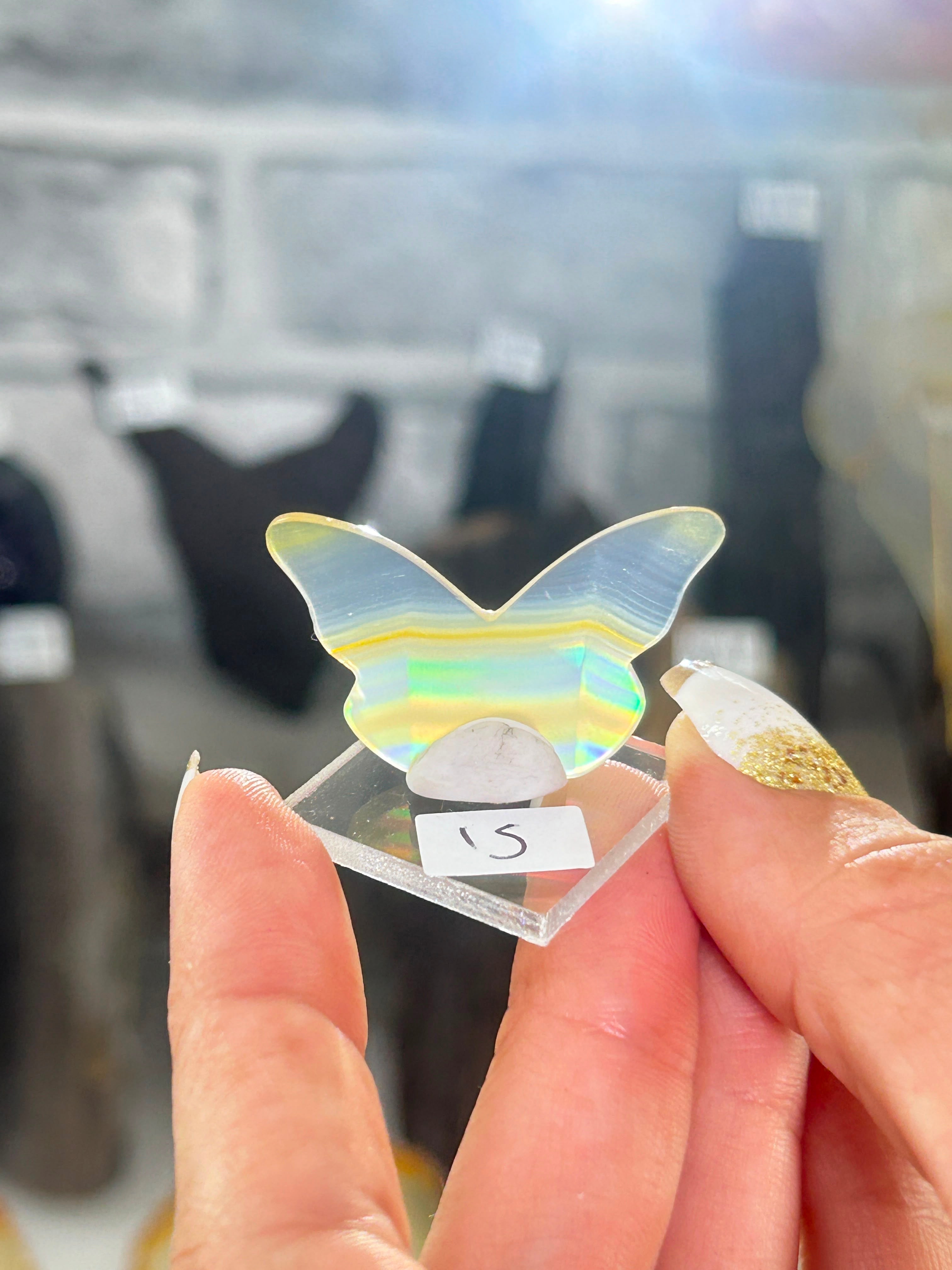 Iris Agate Butterfly