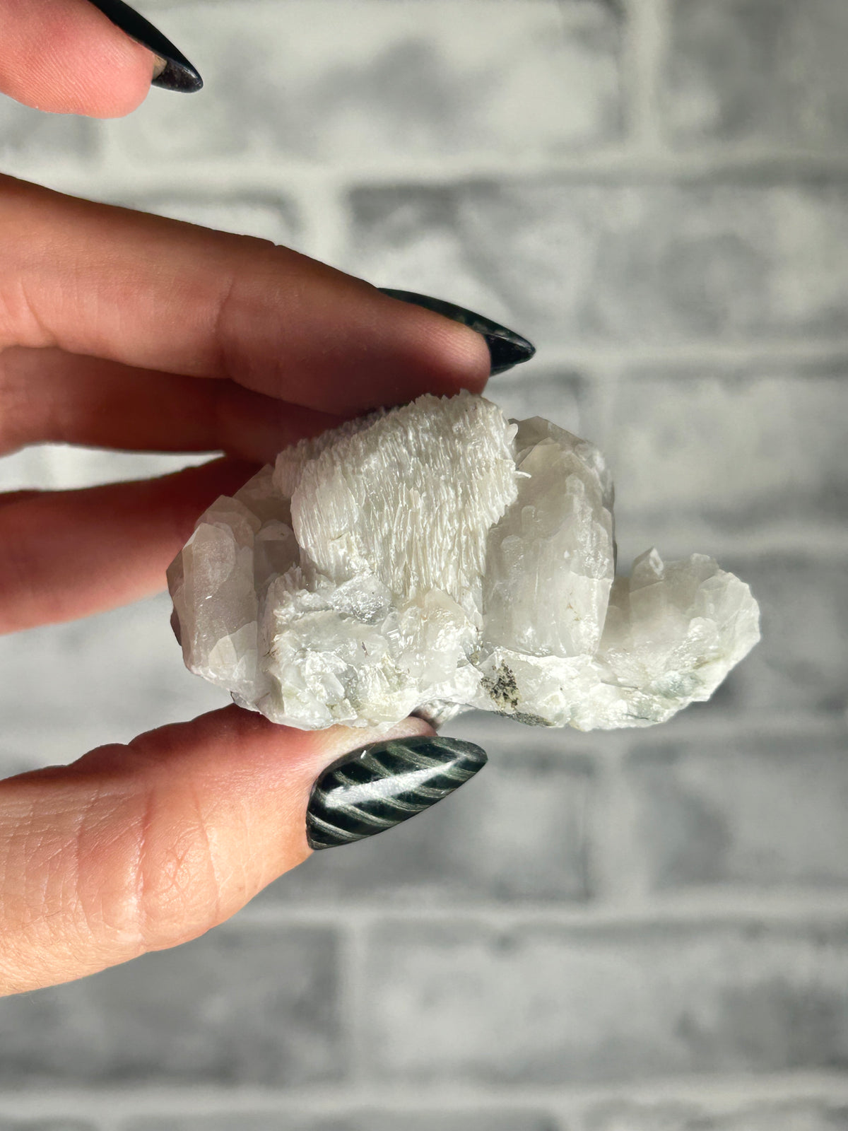 Thousand layer calcite on Quartz, Huanggang Fe-Sn Deposit, Inner Mongolia