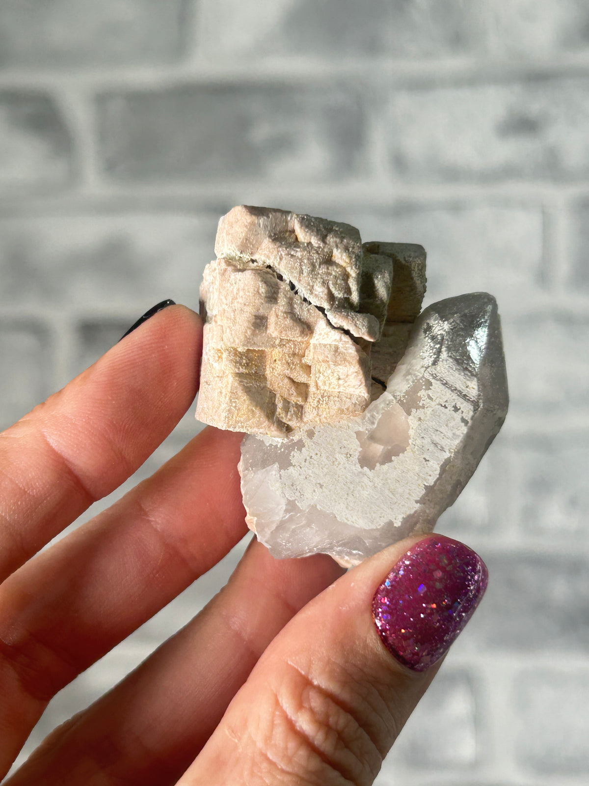 Quartz with feldspar, Mongolia