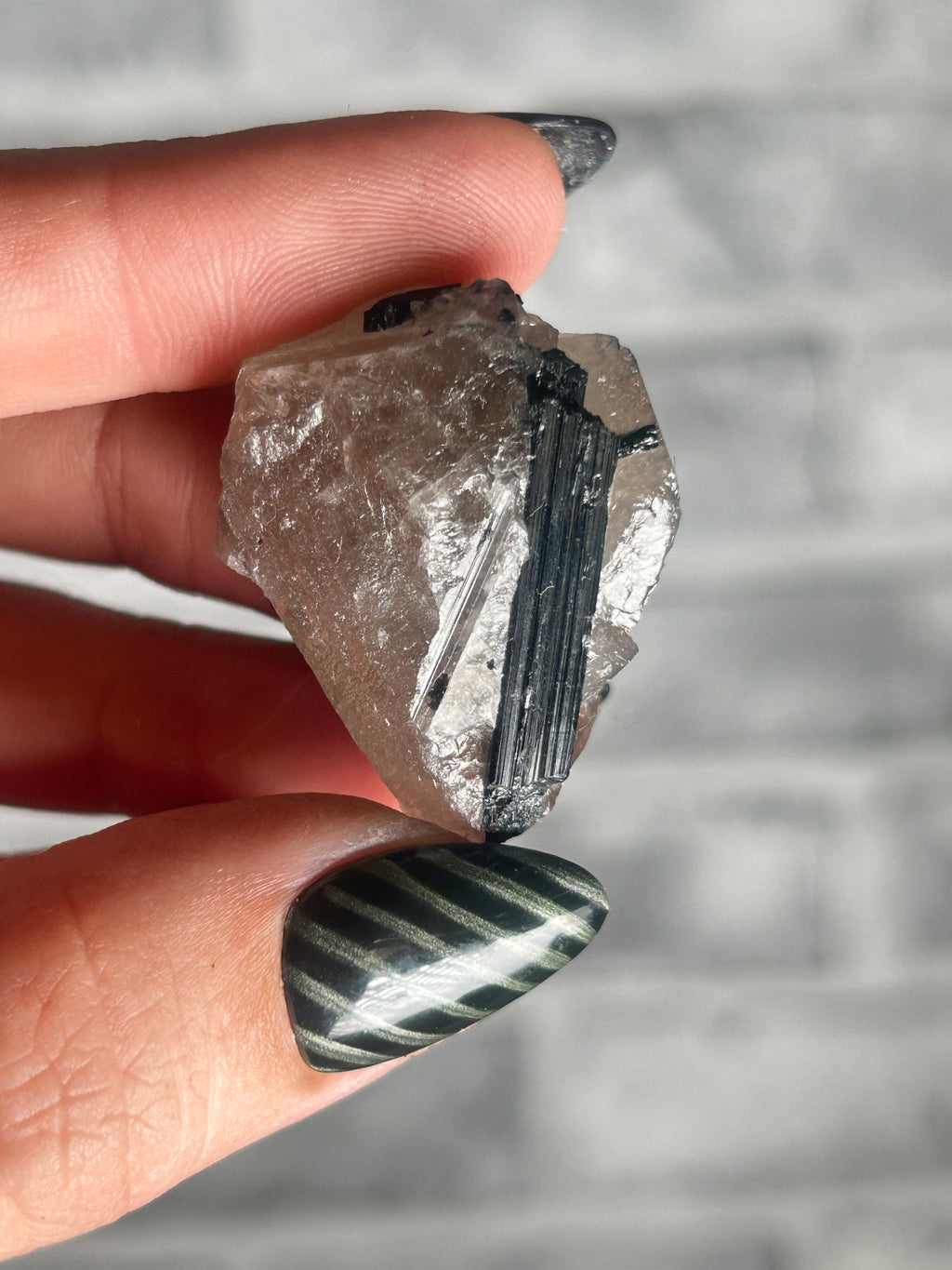 Tourmaline in Quartz Raw