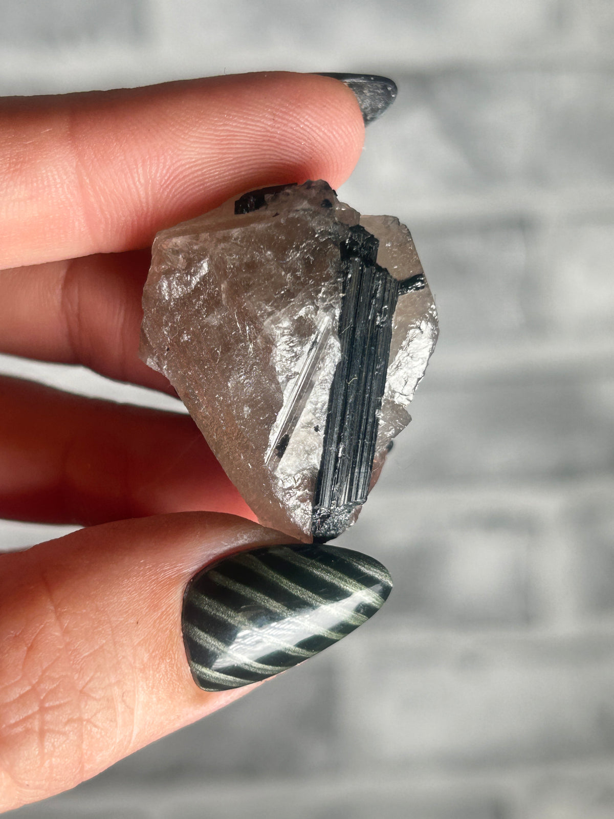 Tourmaline in Quartz Raw