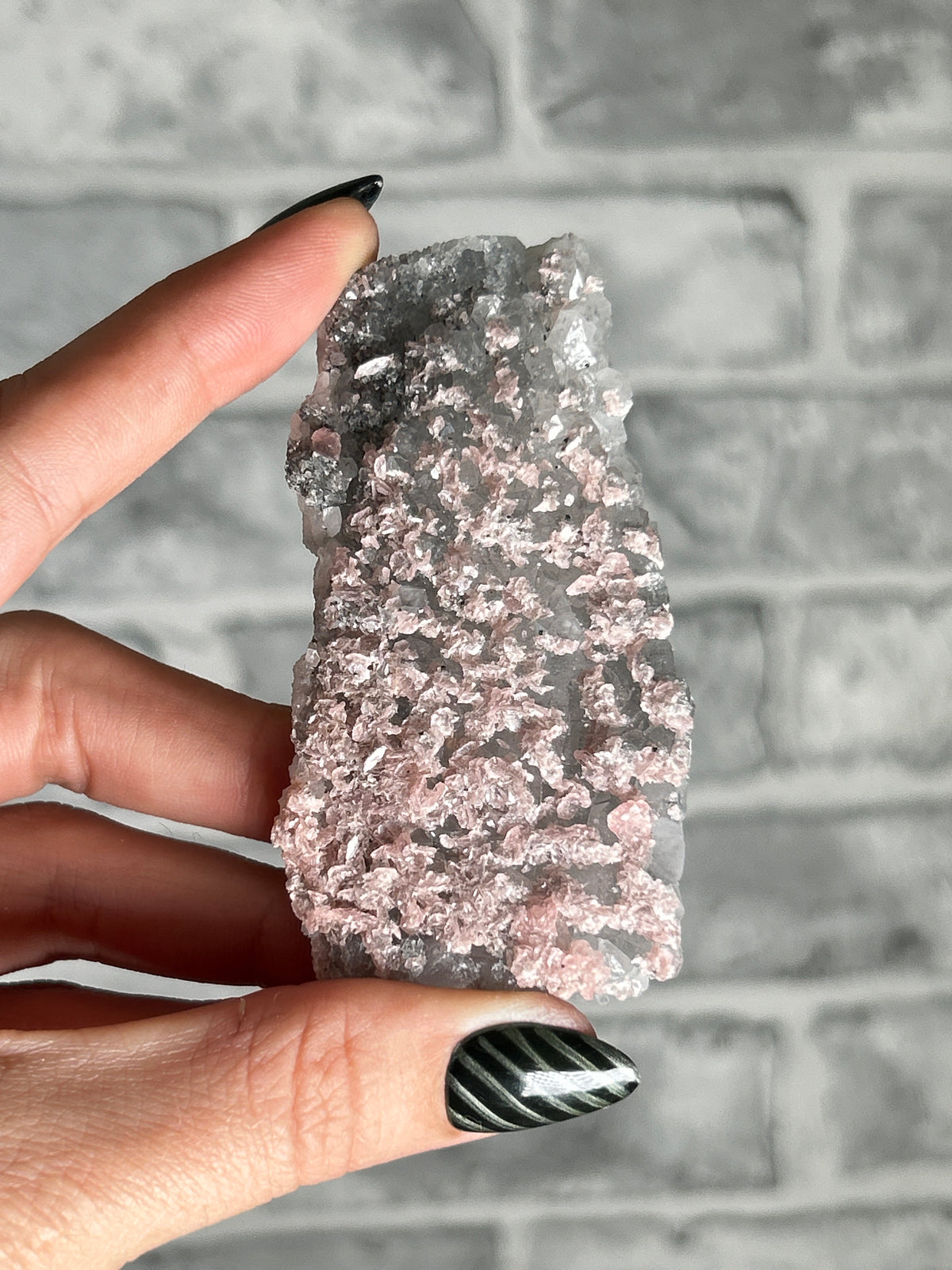 Rhodochrosite and Quartz, GuangXi, China