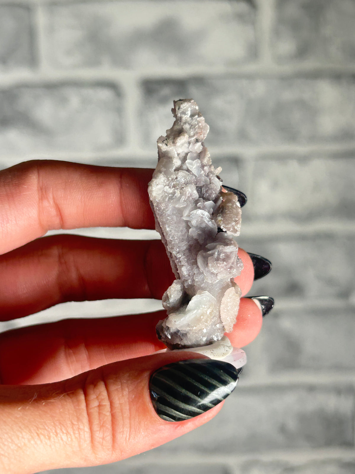 Candle Quartz with Specularite and  Calcite, Huanggang Fe-Sn Deposit, Inner Mongolia