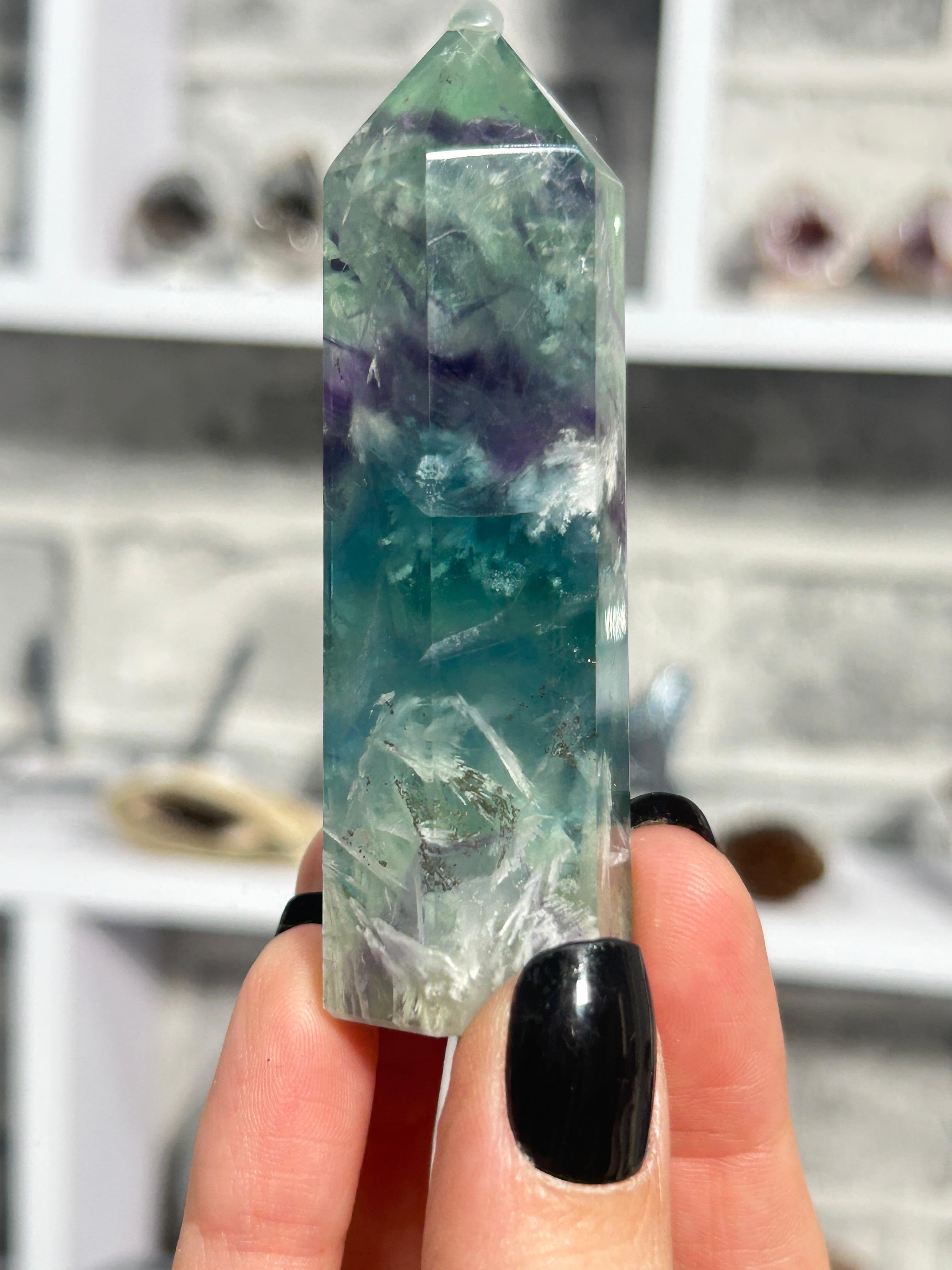 Feather Fluorite Tower