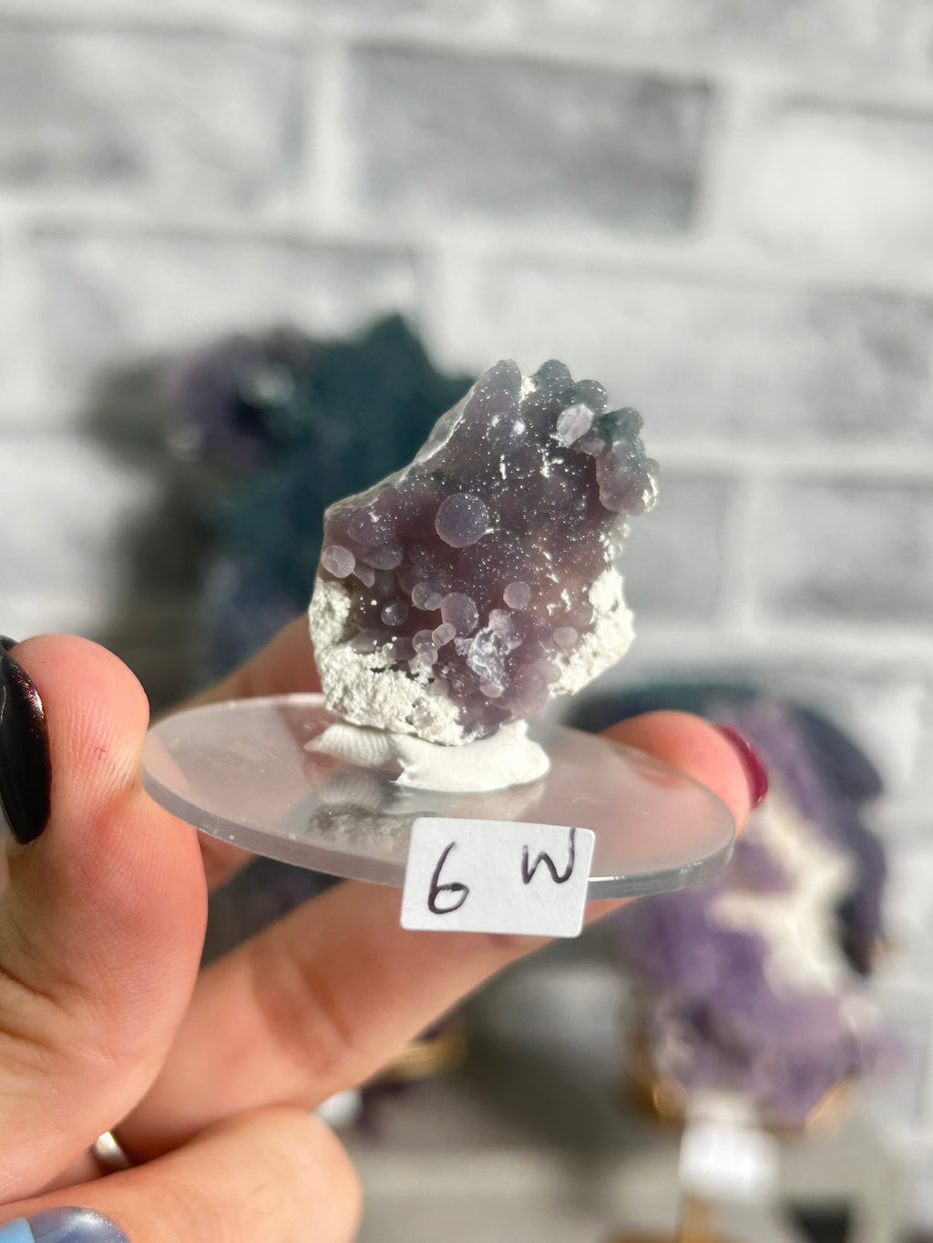 Grape Agate Cluster W