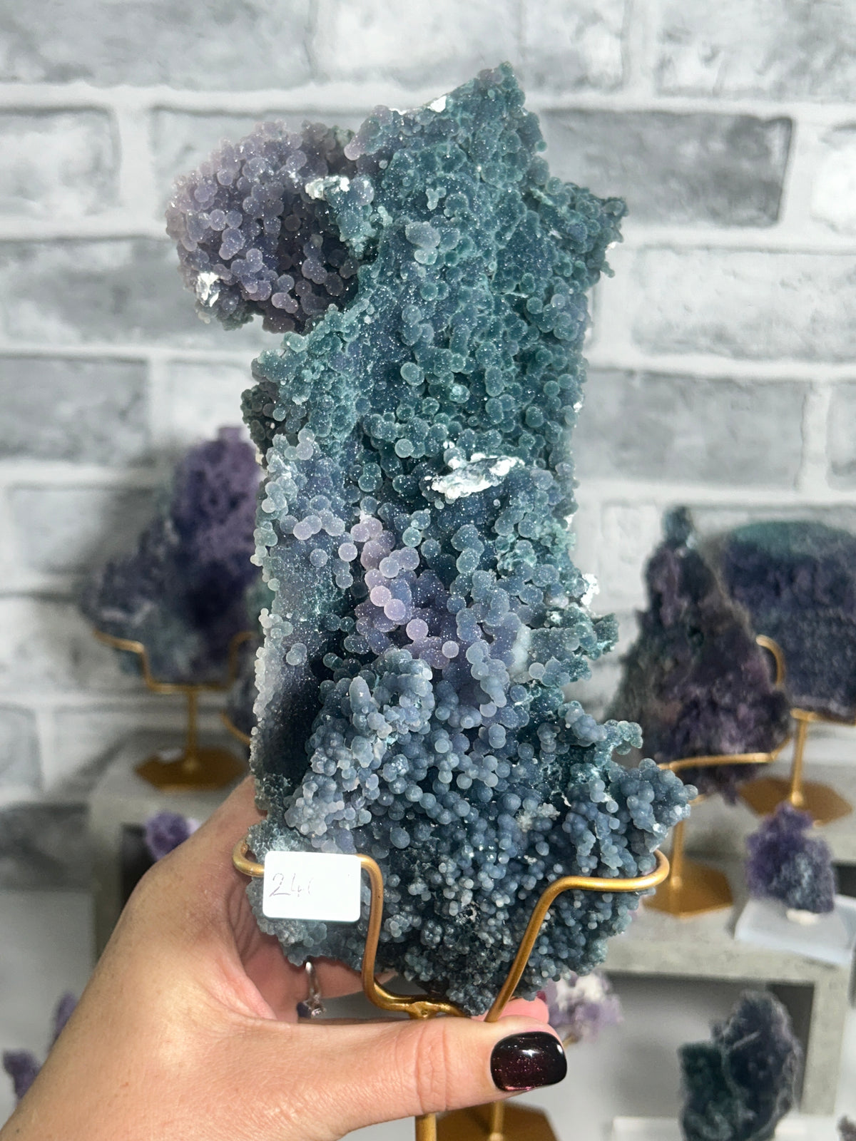 Grape Agate Statement Piece A