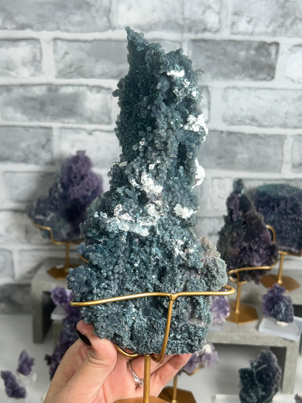 Grape Agate Statement Piece A