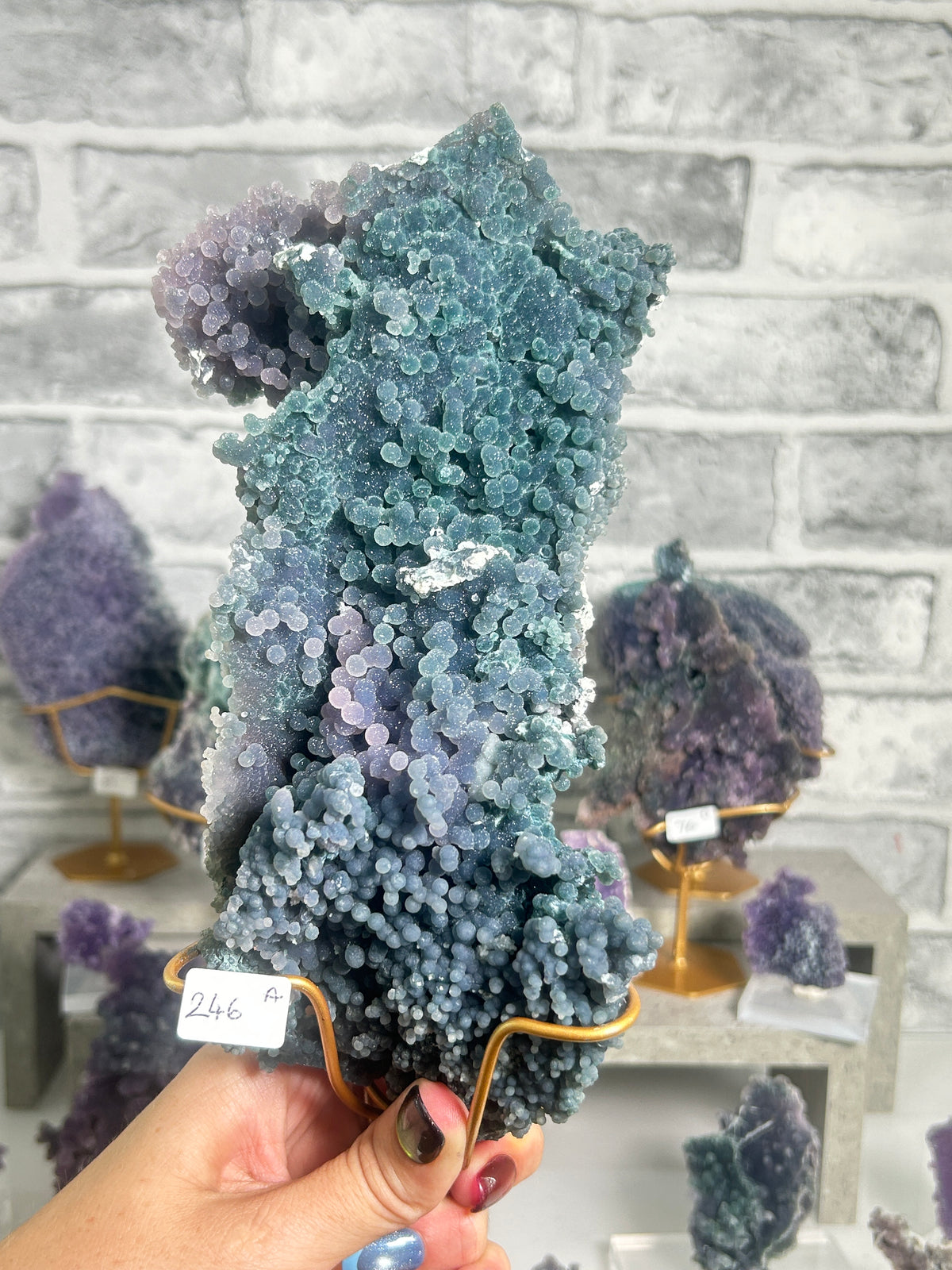 Grape Agate Statement Piece A