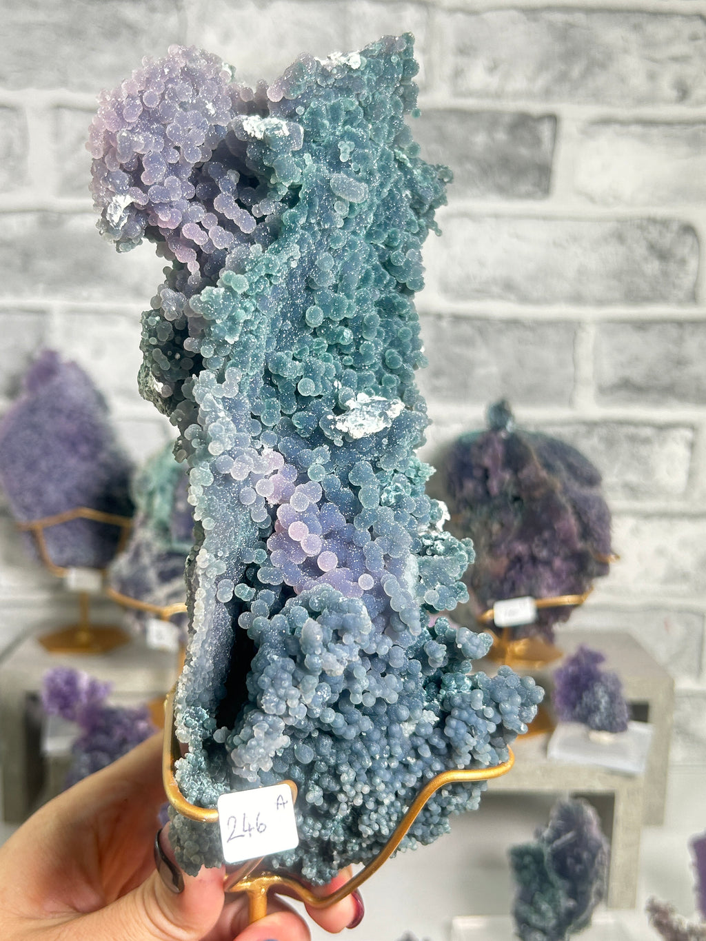 Grape Agate Statement Piece A