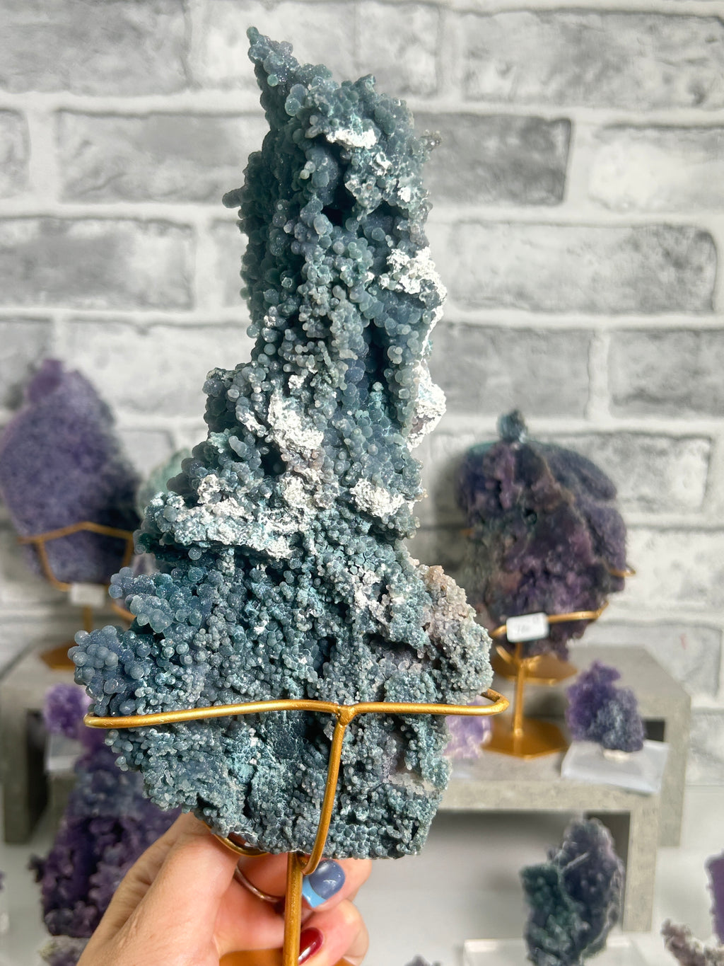 Grape Agate Statement Piece A