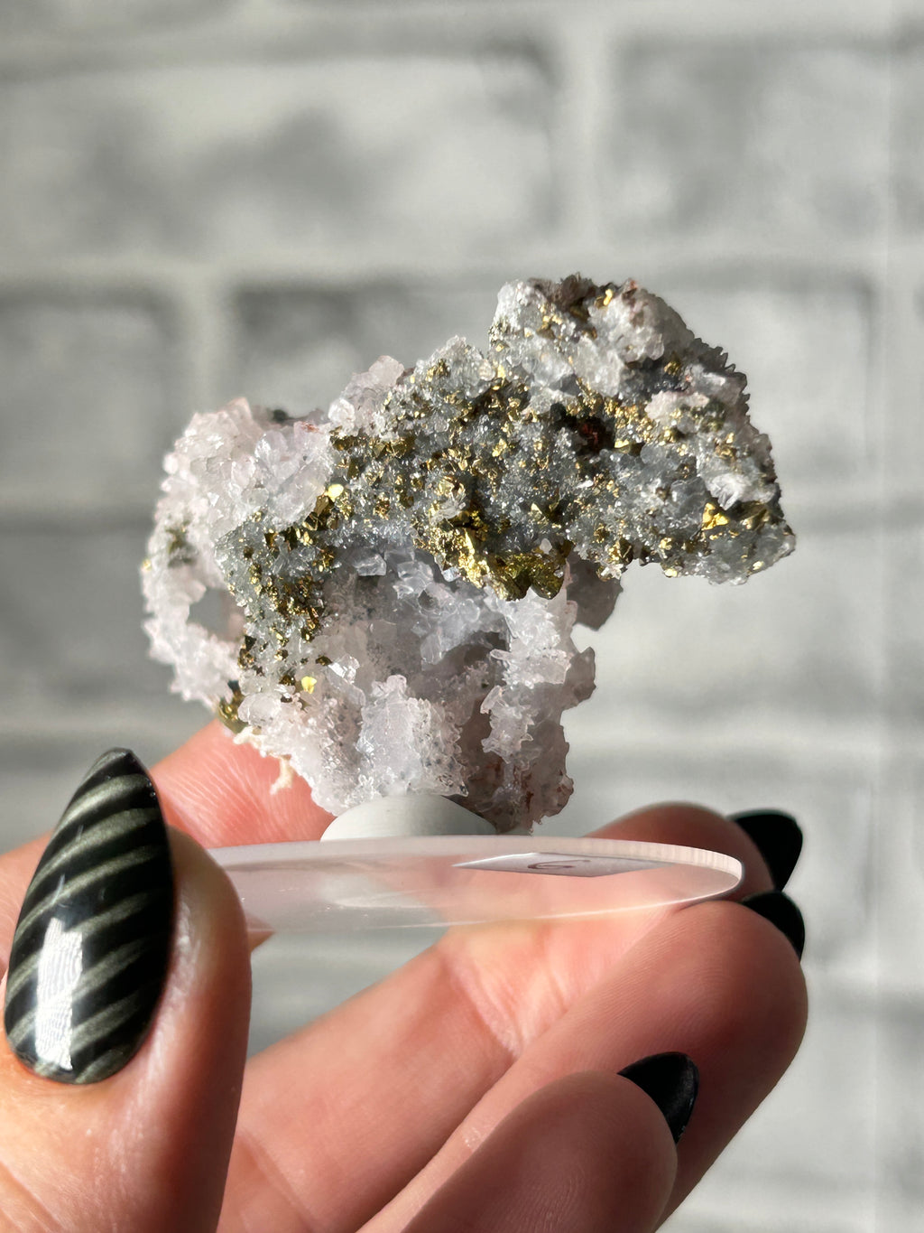 Quartz Cluster with Colourful Pyrite - Guangxi, China