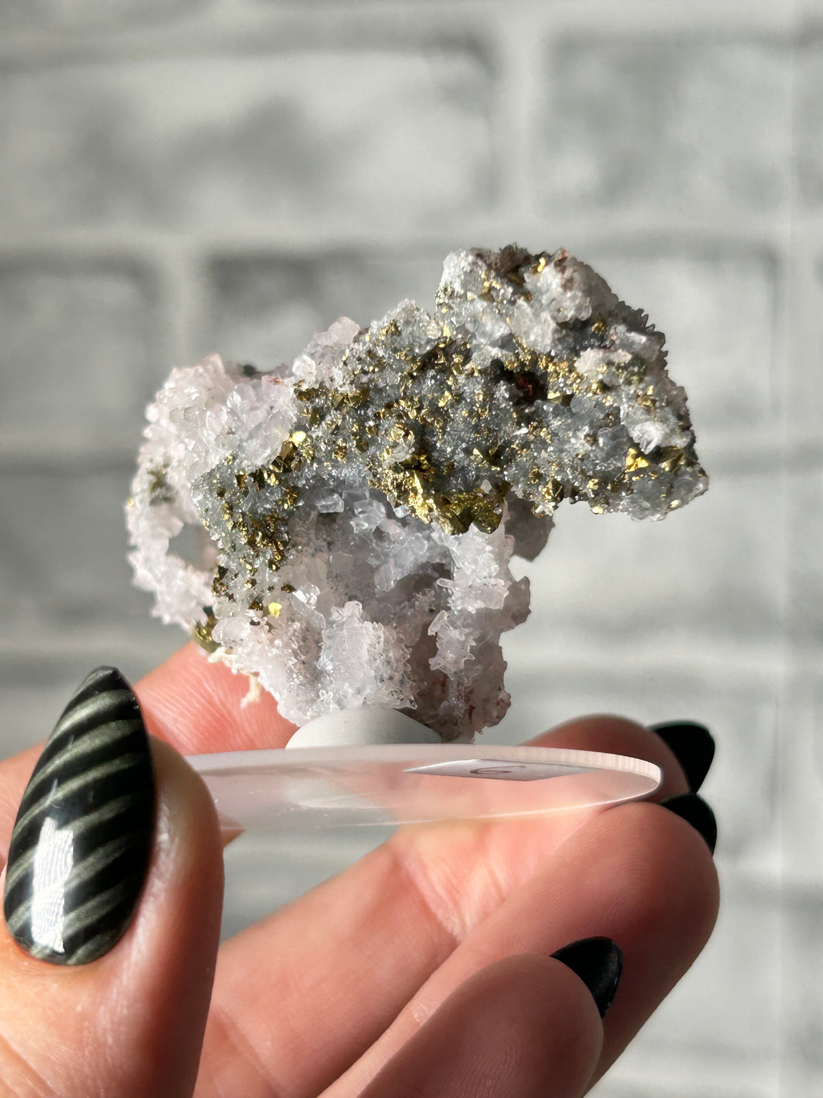 Quartz Cluster with Colourful Pyrite - Guangxi, China