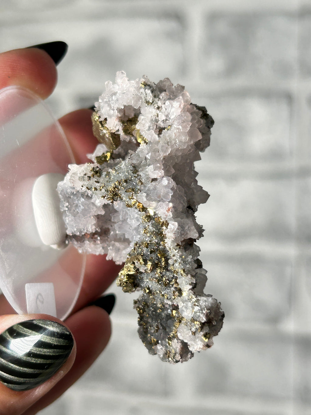 Quartz Cluster with Colourful Pyrite - Guangxi, China