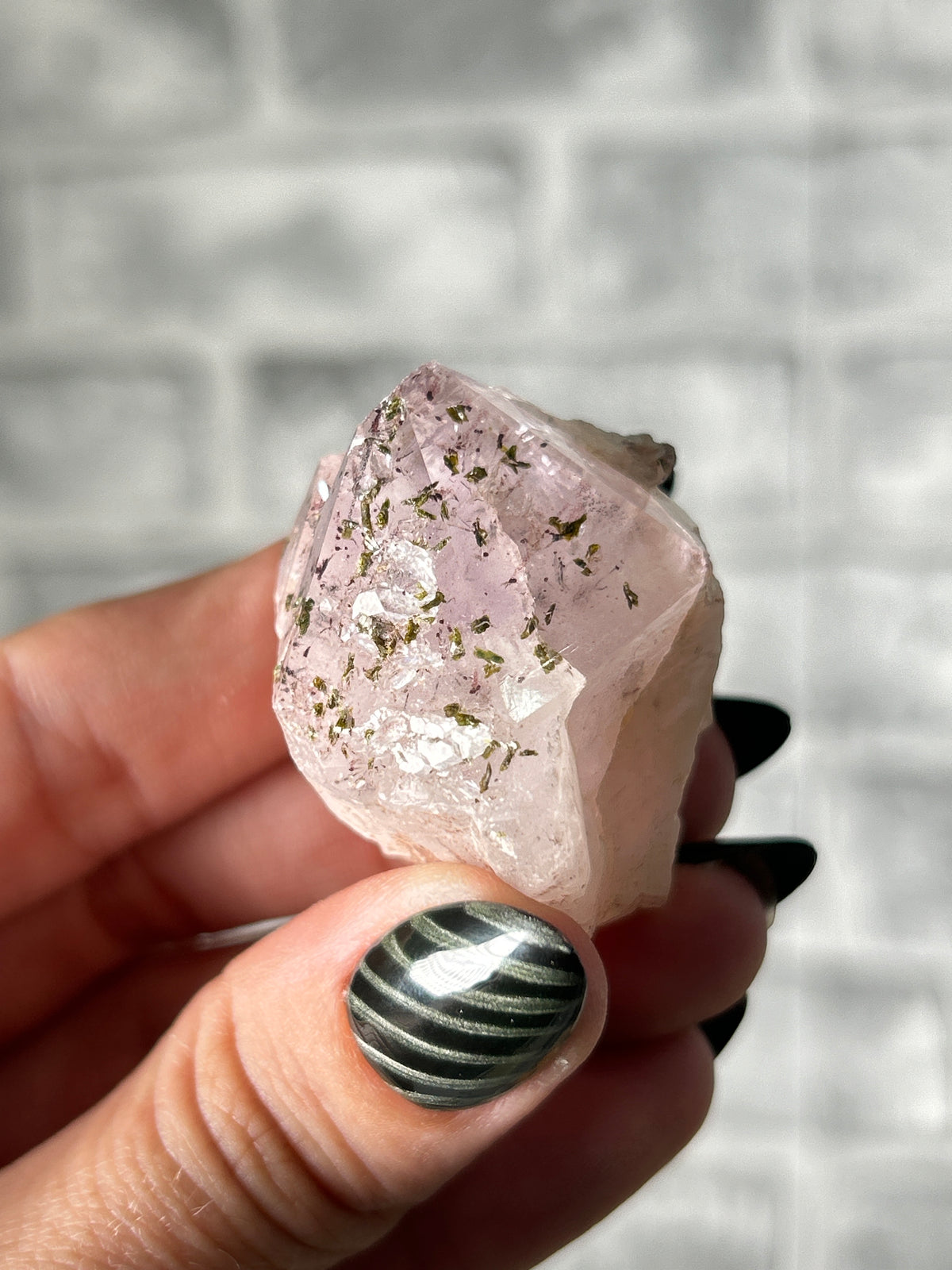 Epidote on Amethyst - Sichuan China