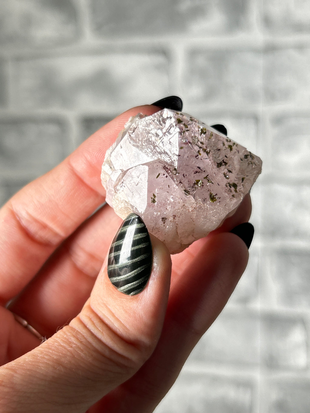 Epidote on Amethyst - Sichuan China