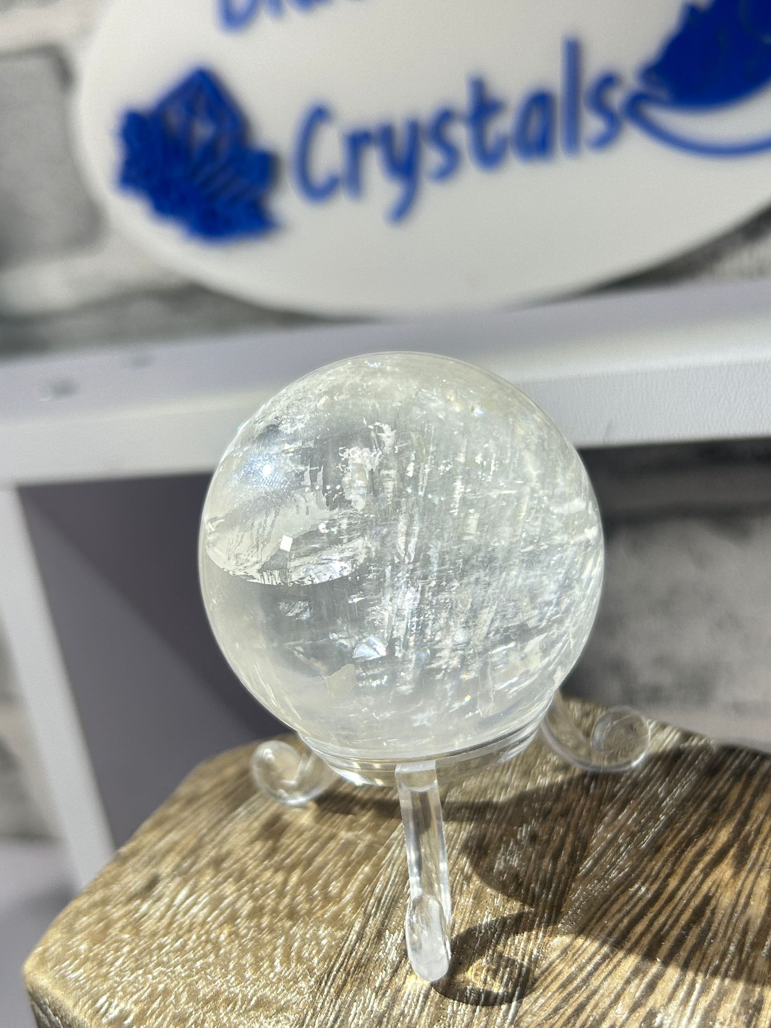 Optical Calcite Sphere (Iceland Spar)