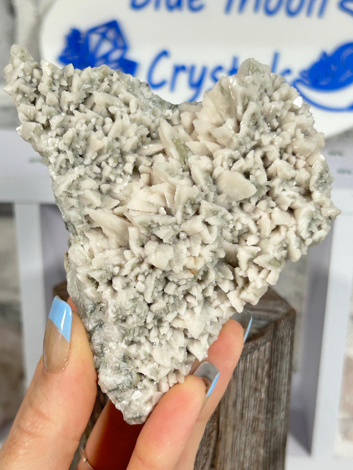 Feather Calcite Crystal Cluster