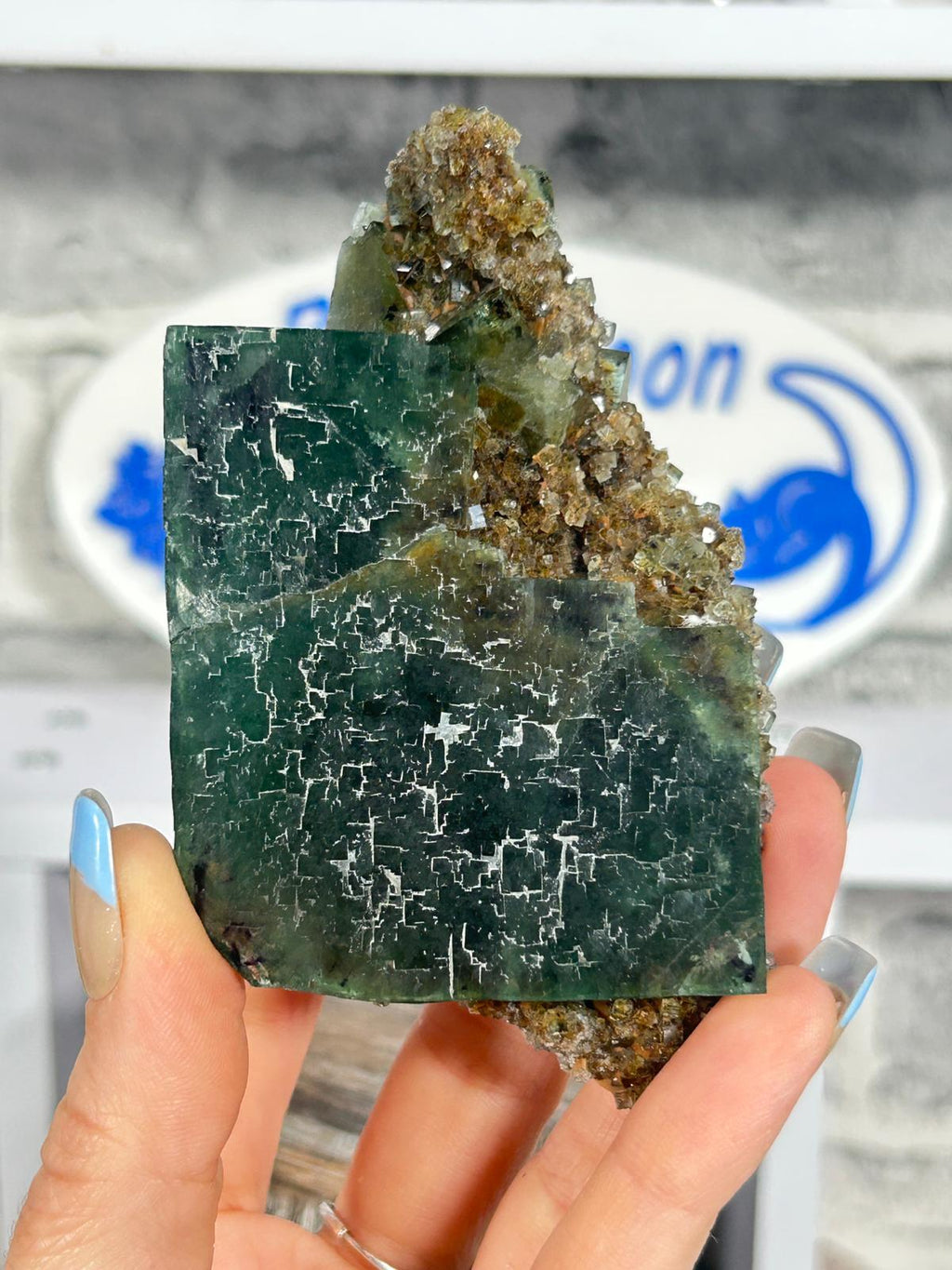 Fluorite with Purple Phantoms #2