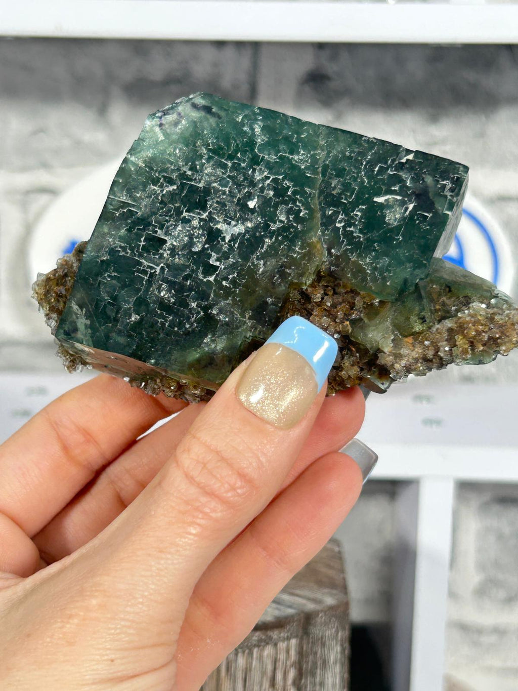 Fluorite with Purple Phantoms #2