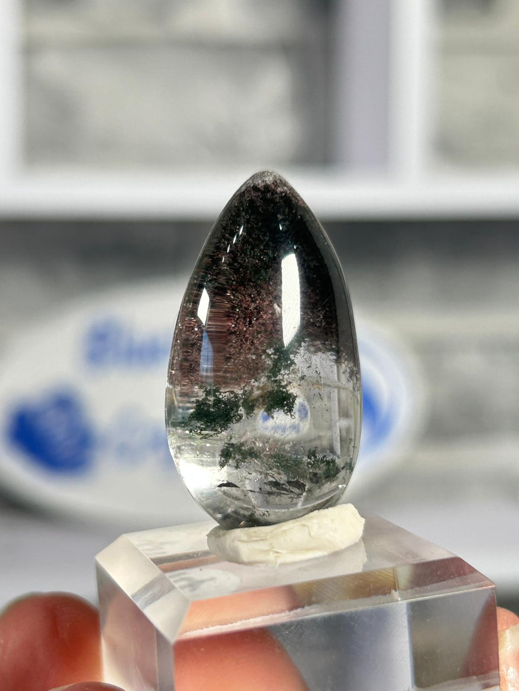 Garden Quartz Cabochon – Landscape Lodolite #3