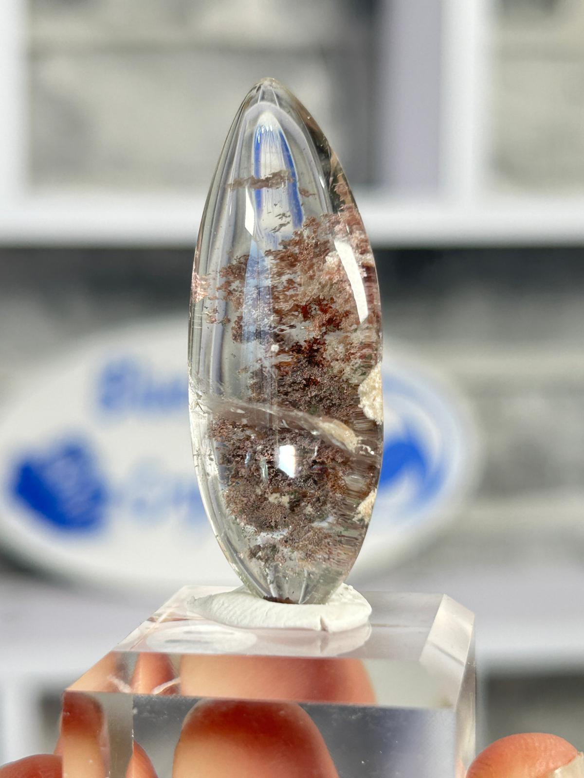 Garden Quartz Cabochon – Landscape Lodolite #4