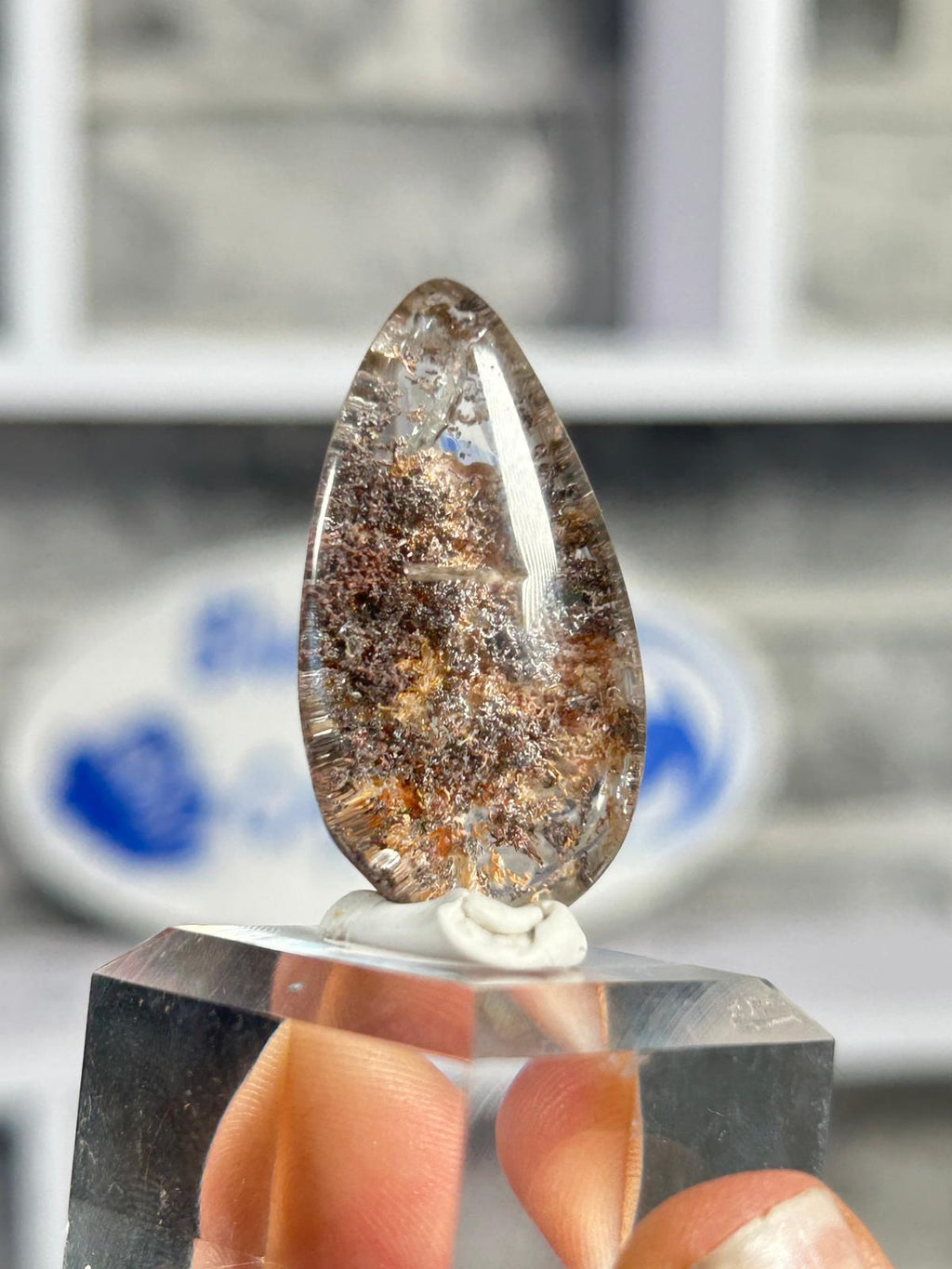 Garden Quartz Cabochon – Landscape Lodolite #5