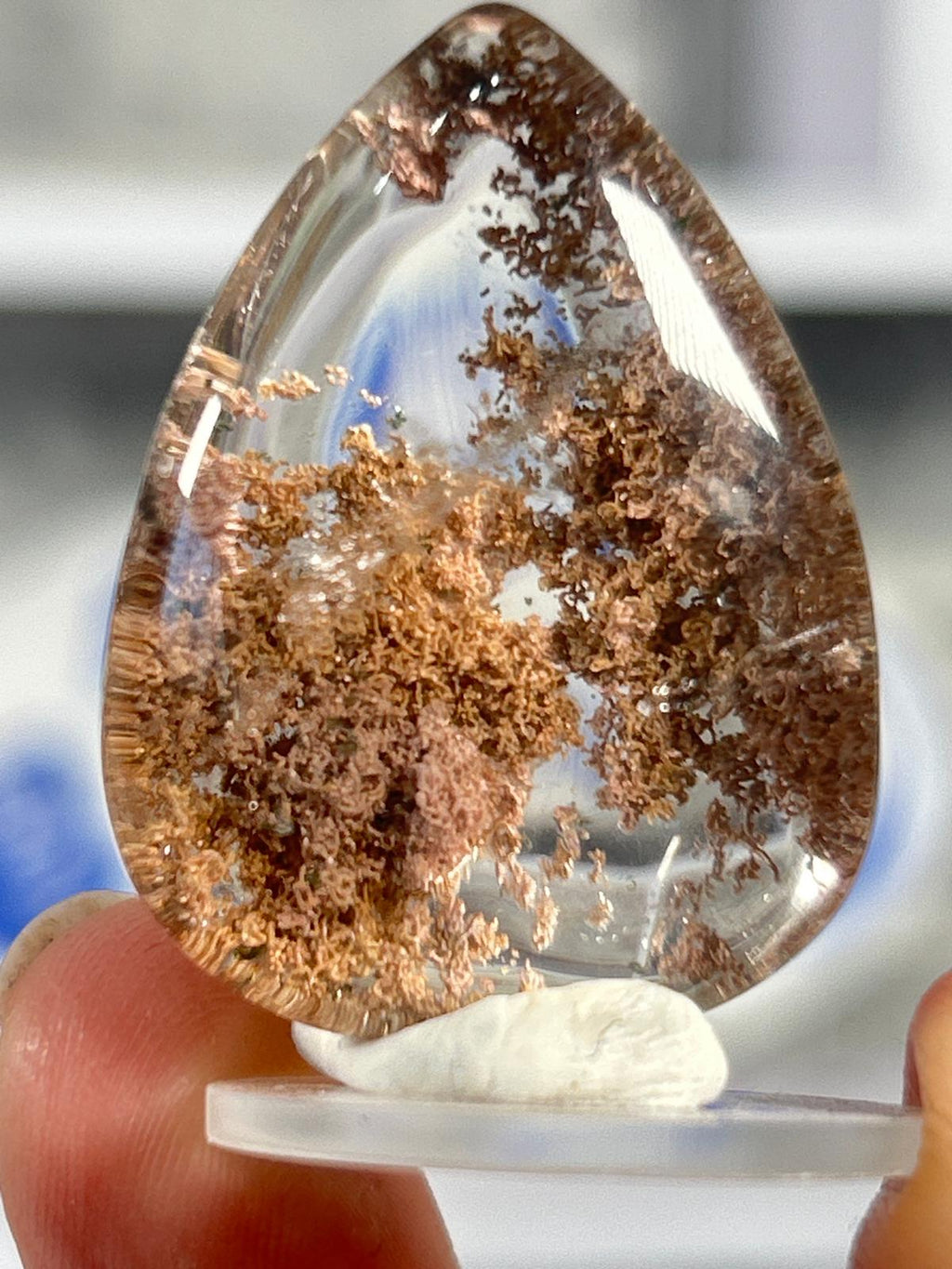 Garden Quartz Cabochon – Landscape Lodolite #8