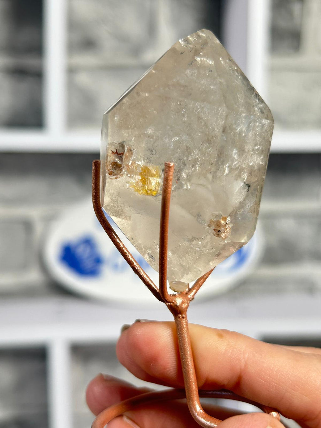 Garden Quartz Freeform on Stand #1