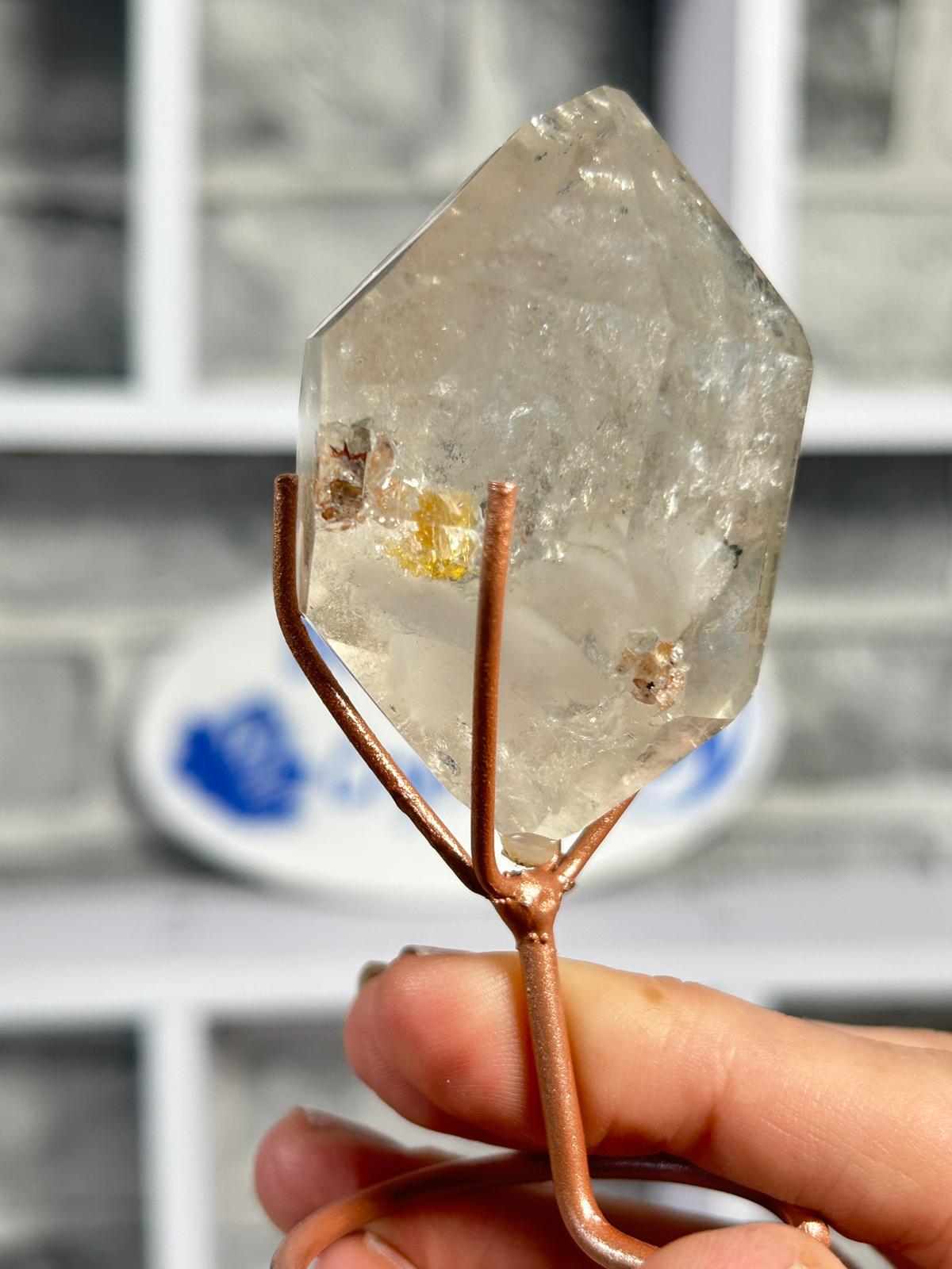 Garden Quartz Freeform on Stand #1