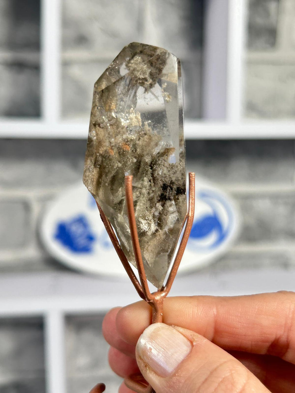 Garden Quartz Freeform on Stand #4