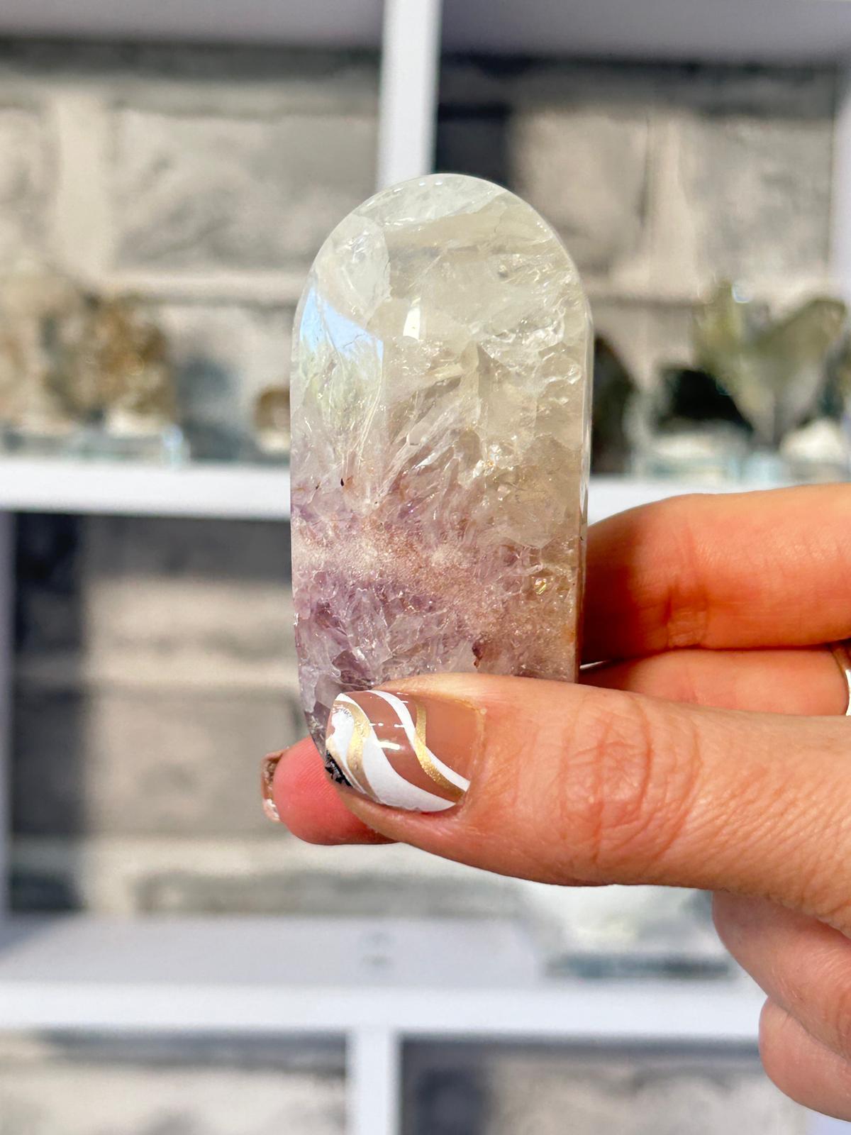 Large Amethyst & Quartz Palm