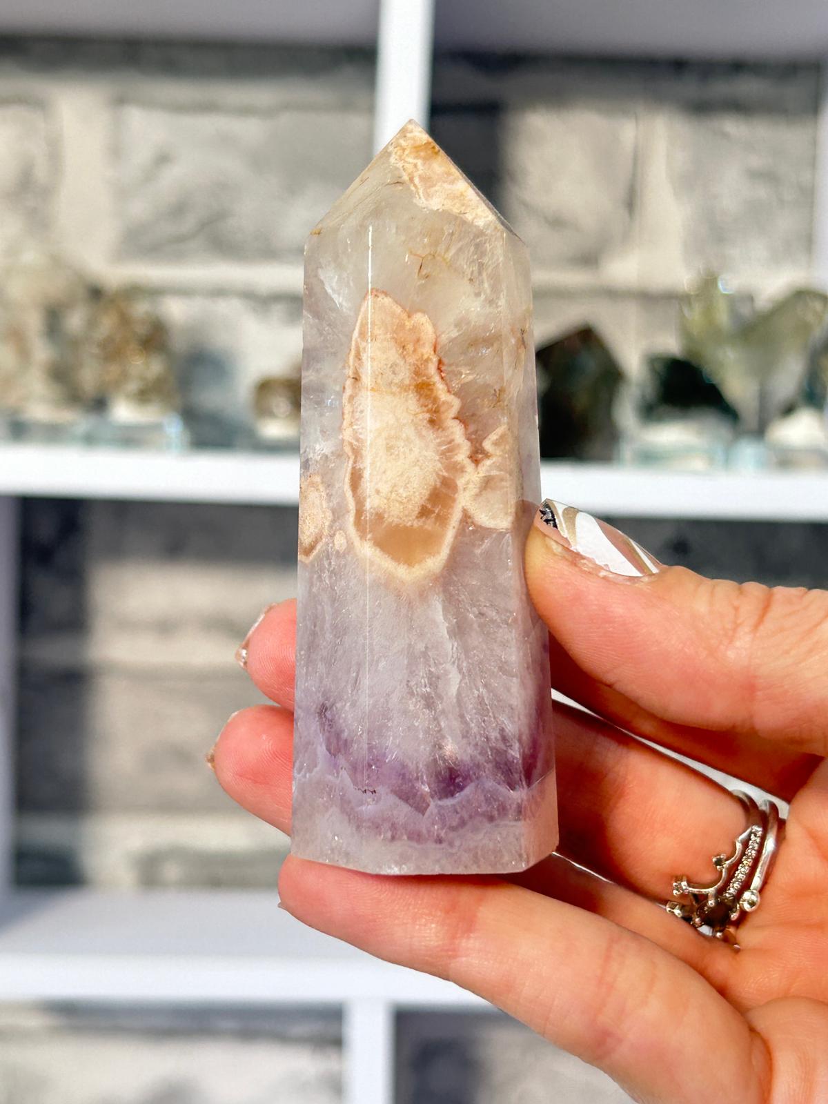 Amethyst Agate Tower