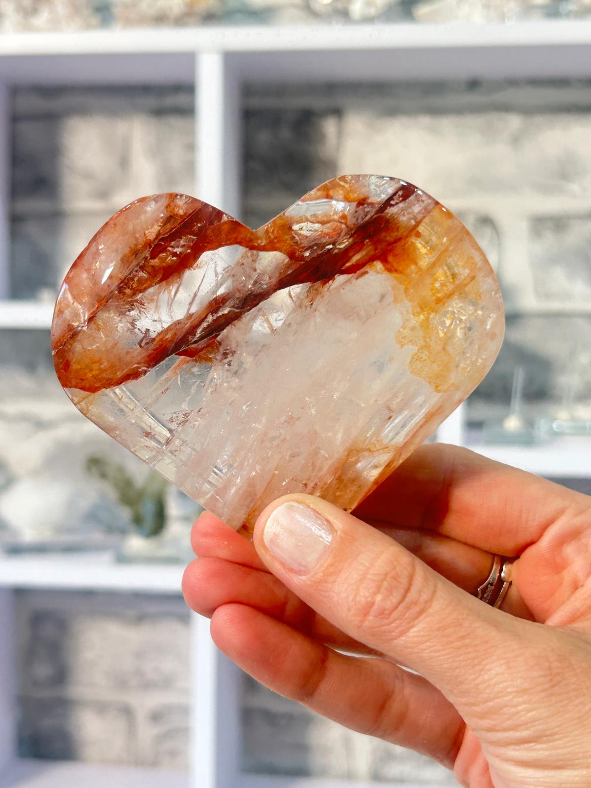 Fire Quartz Heart #2