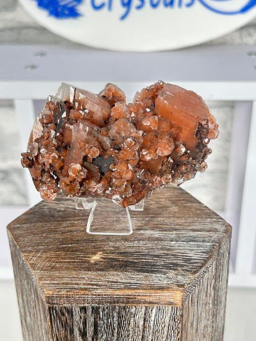 Chocolate Calcite with Hematite Inclusions - 6 Available