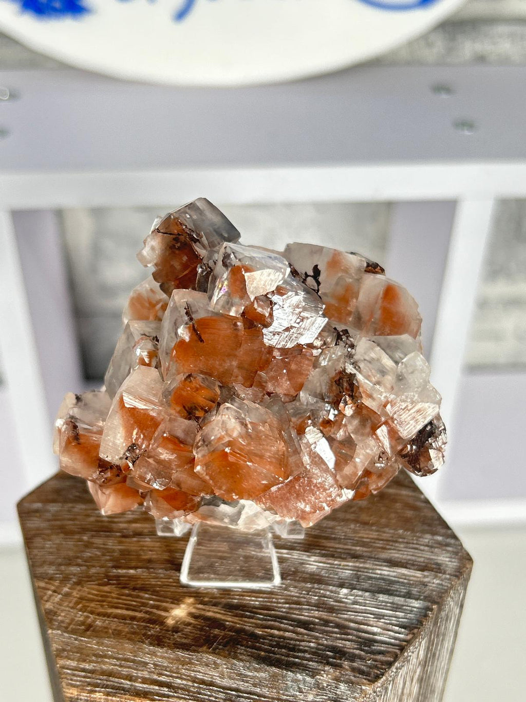 Chocolate Calcite with Hematite Inclusions - 6 Available