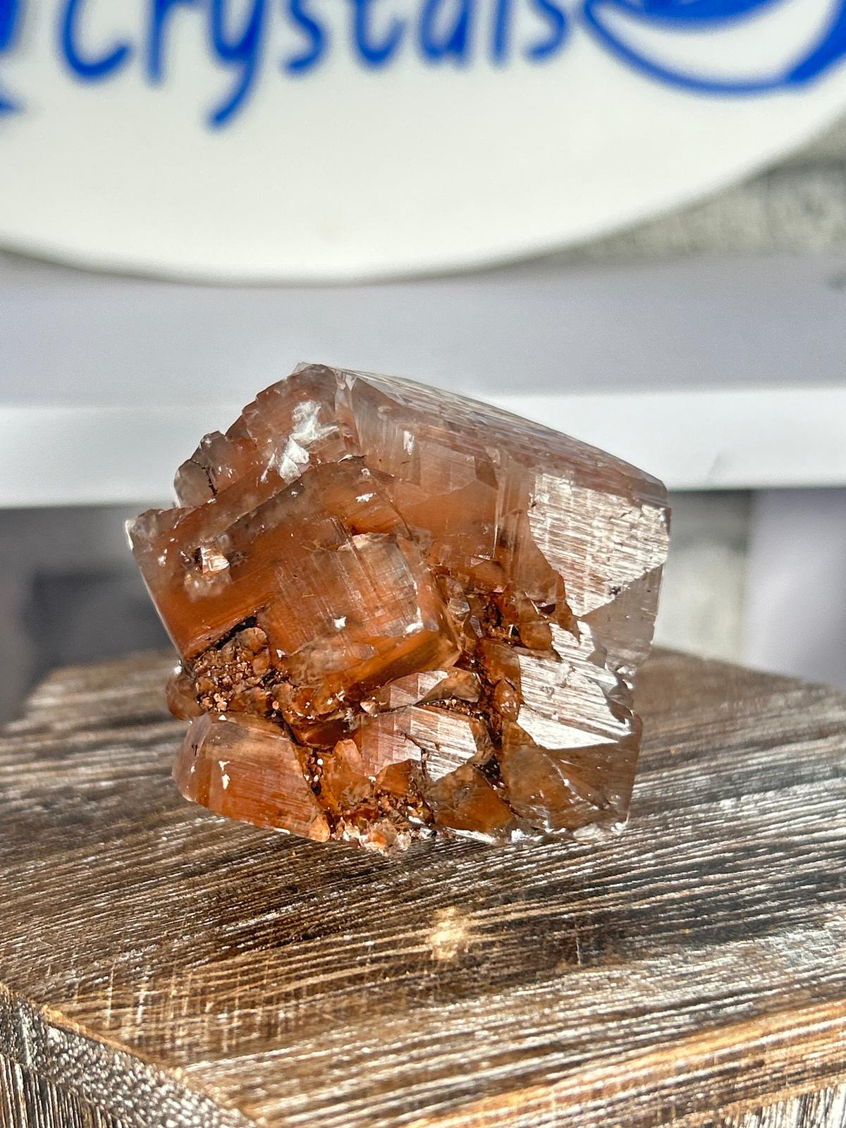 Chocolate Calcite with Hematite Inclusions - 6 Available