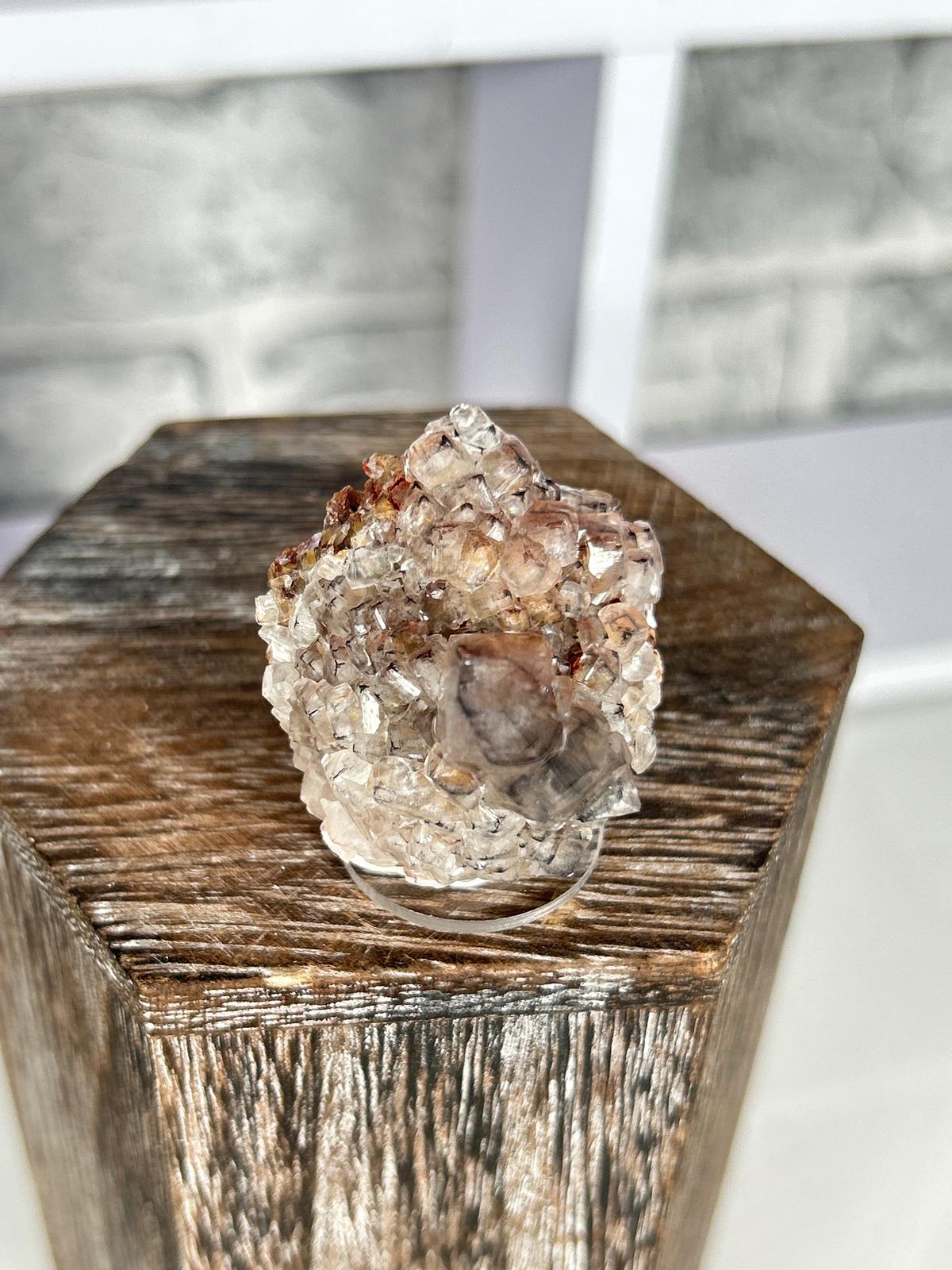 Clear Calcite Specimens – With & Without Hematite (Choose Your Piece)