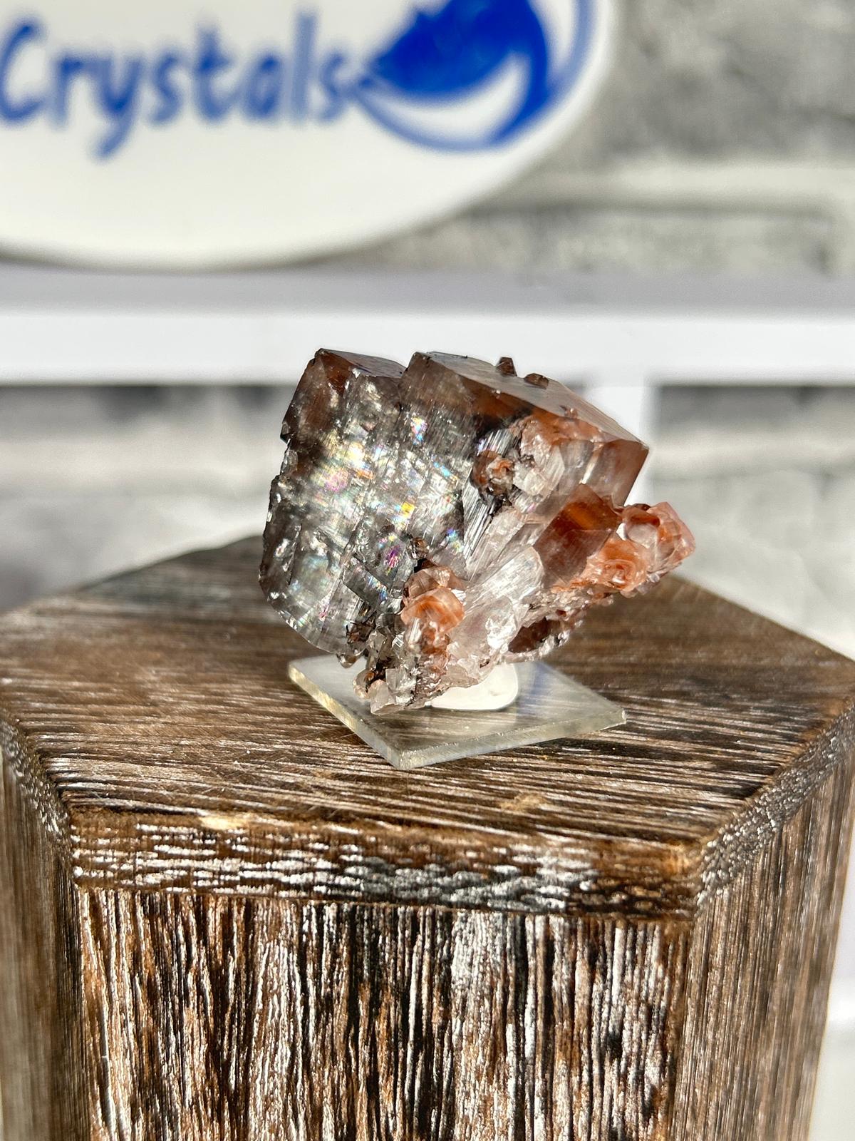 Clear Calcite Specimens – With & Without Hematite (Choose Your Piece)