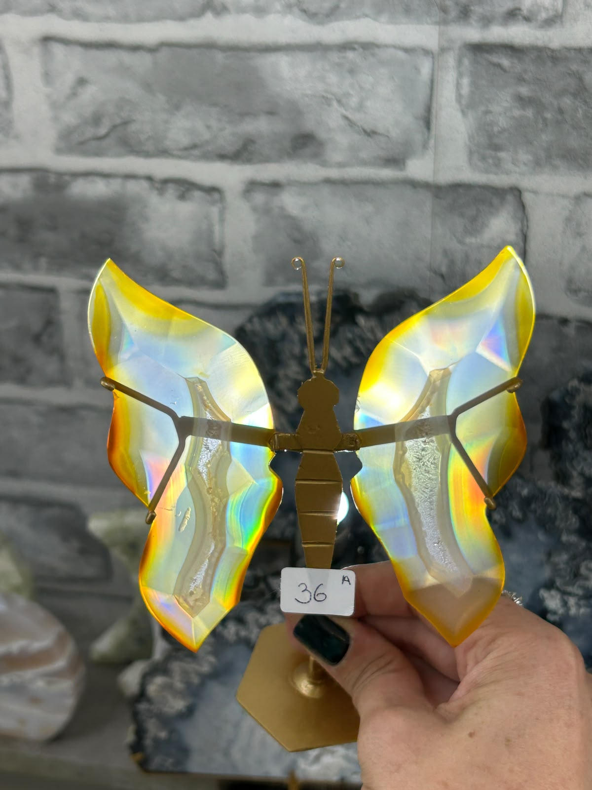 Iris Agate Wings #1