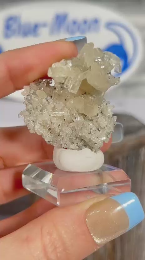 Columnar Calcite with Pyrite