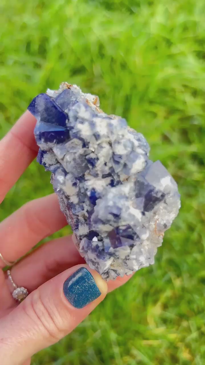 Milky Way Pocket Fluorite Cluster